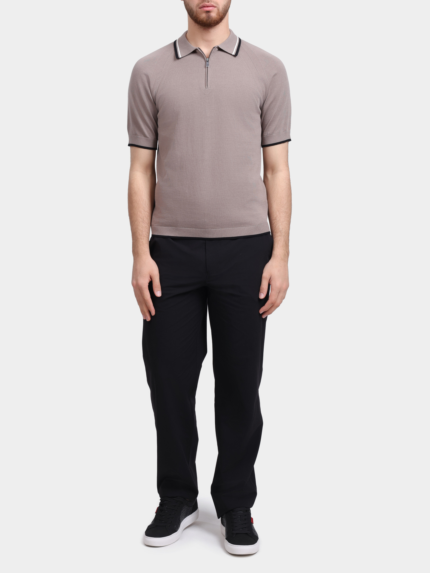 Поло Armani Exchange XM001977 AF20139 U6107 бежевое мужское — купить в интернет-магазине Verdistore