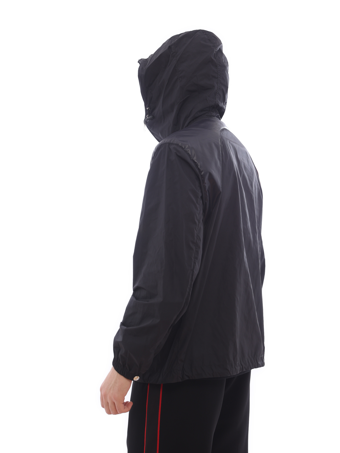 Куртка Alexander McQueen 662324 QRR21 1000 черная мужская с капюшоном — купить в интернет-магазине Verdistore