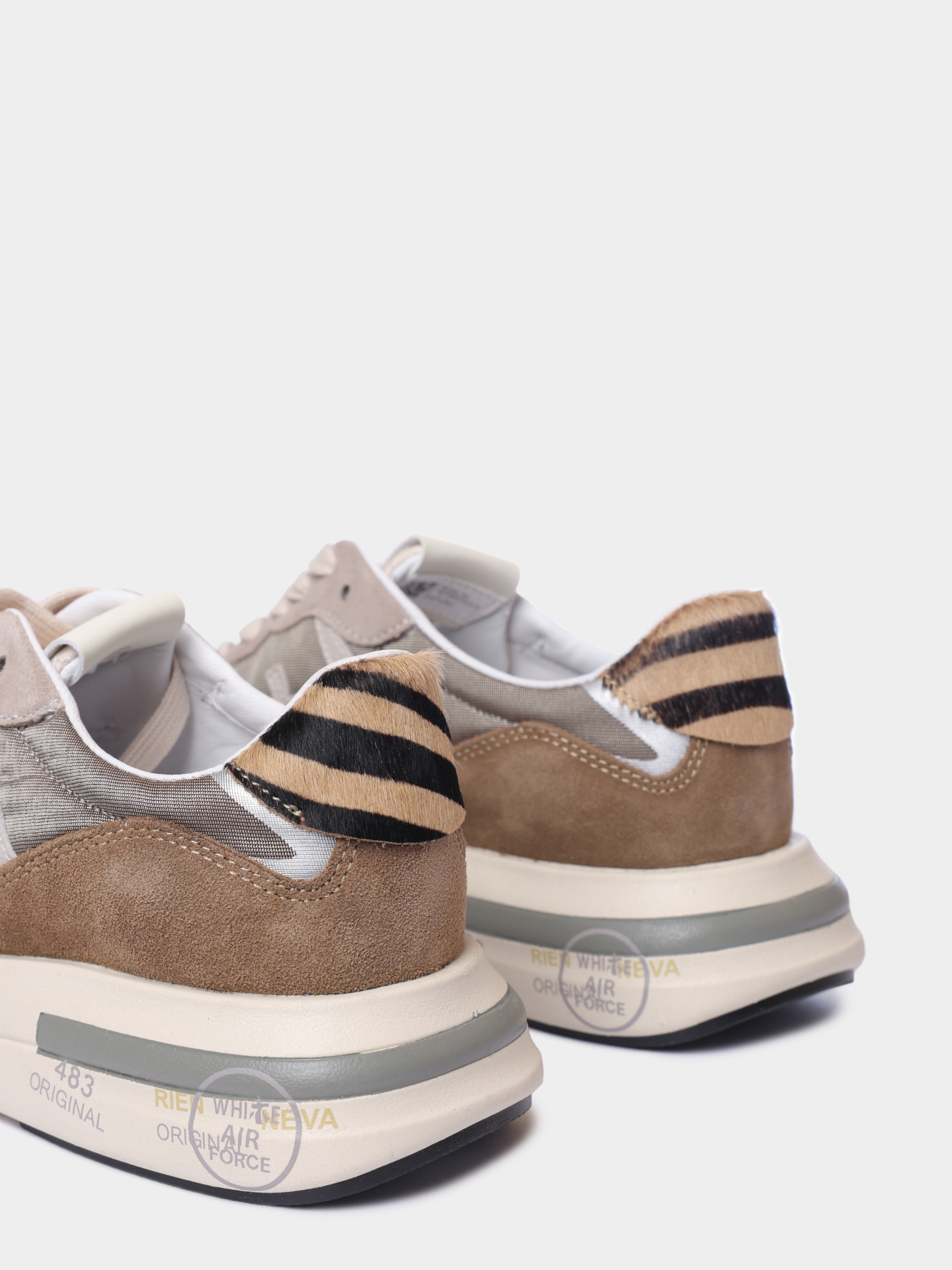 Кроссовки Premiata CASSIE VAR 7675 комбинированные женские — купить в интернет-магазине Verdistore