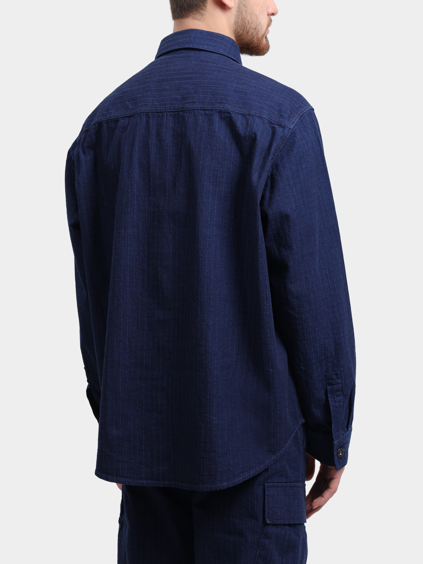 Рубашка Hugo Ebargo 10274169 01 темно-синяя мужская — купить в интернет-магазине Verdistore