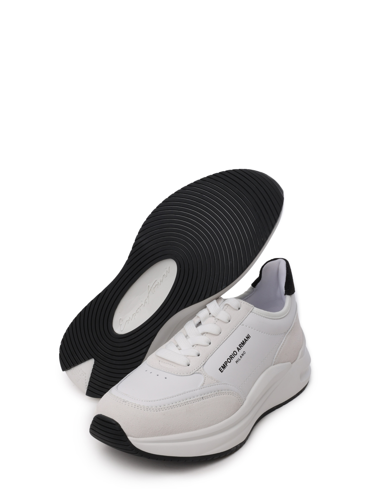 Кроссовки Emporio Armani X3X216 XR122 C679 белые женские — купить в интернет-магазине Verdistore