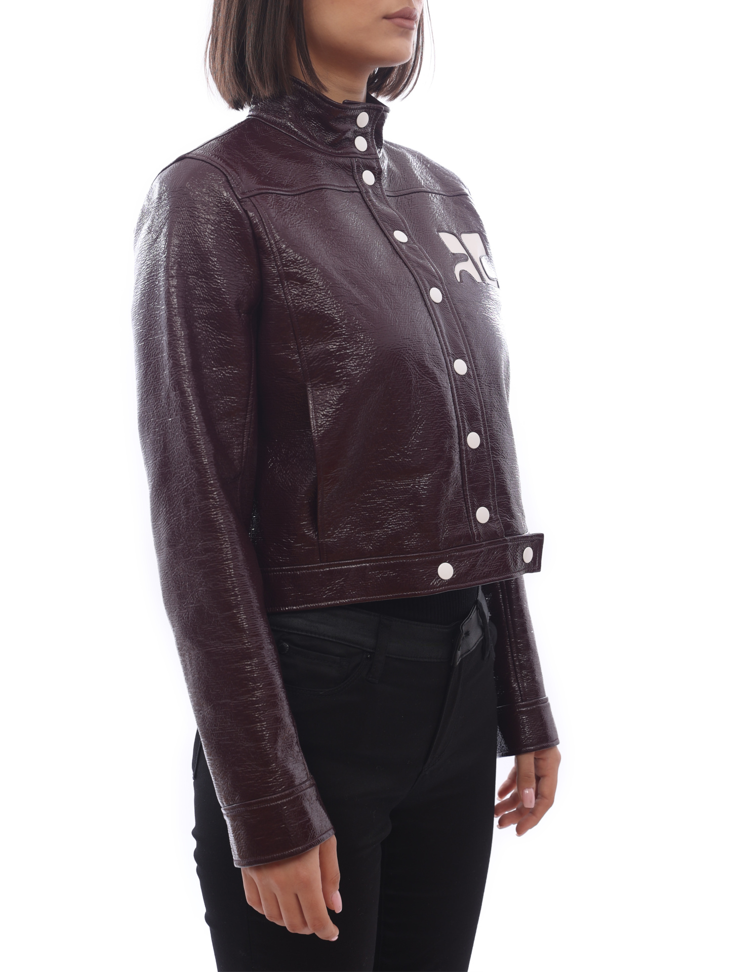 Куртка Courreges 318BL05218 бордовая женская — купить в интернет-магазине Verdistore
