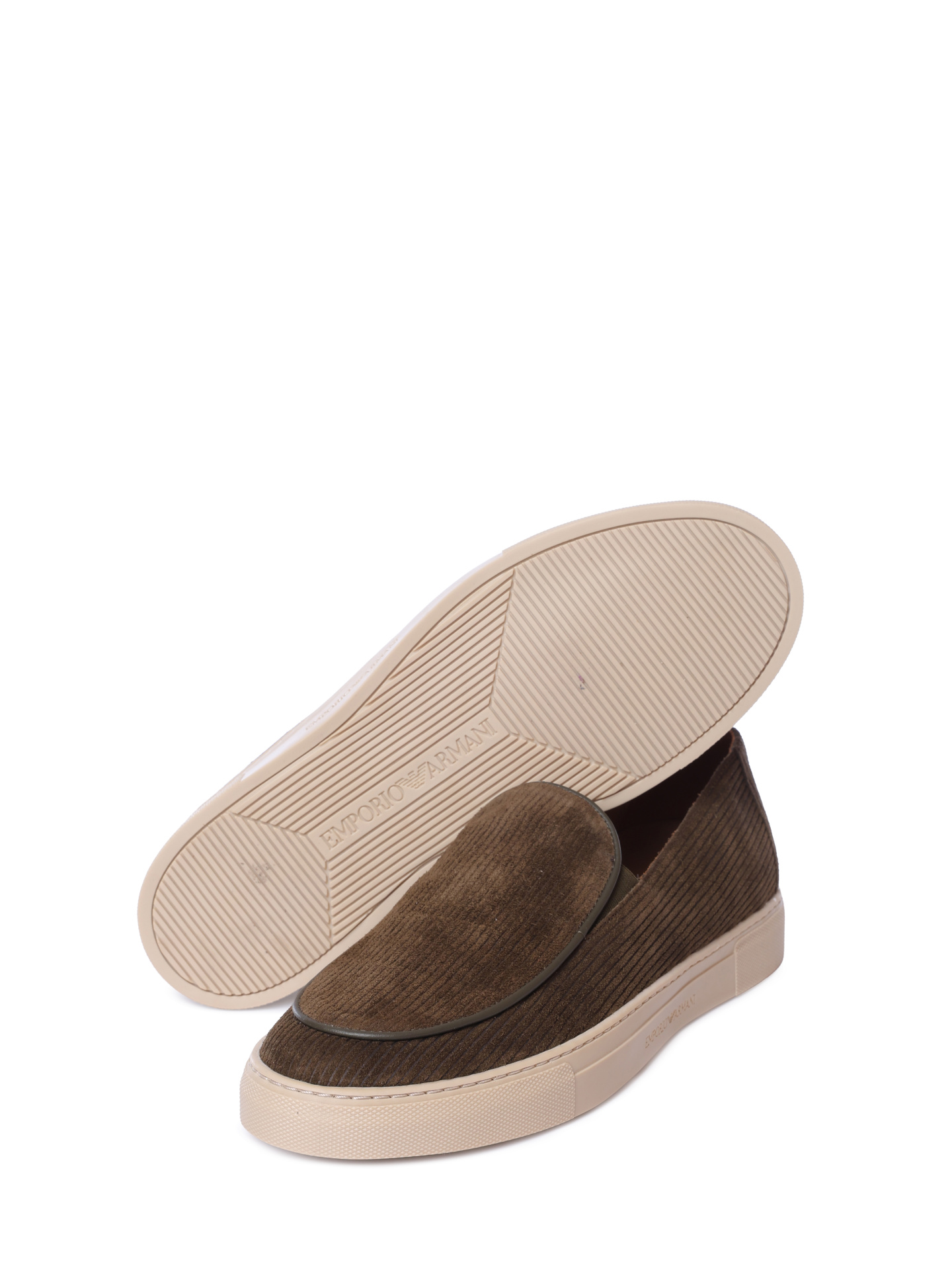 Лоферы Emporio Armani X4Y008 XF848 00122 коричневые мужские — купить в интернет-магазине Verdistore