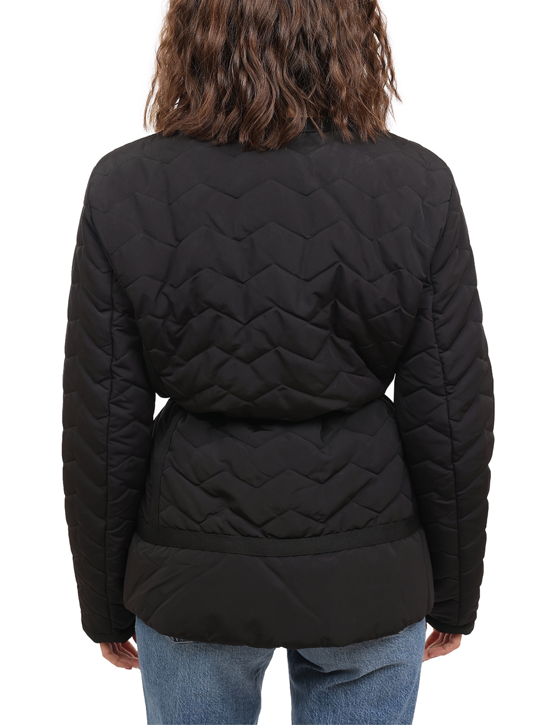Куртка Armani Exchange 6ZYB09 стеганая женская с поясом — купить в интернет-магазине Verdistore