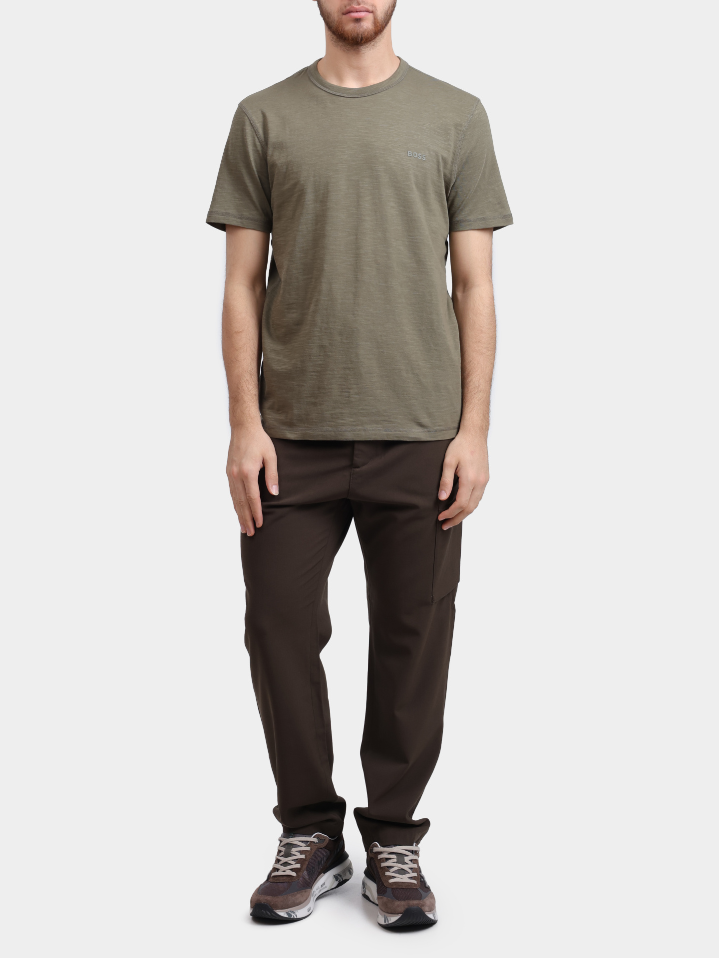 Брюки C.P. Company 19CMPA306A 110514A 683 хаки мужские — купить в интернет-магазине Verdistore