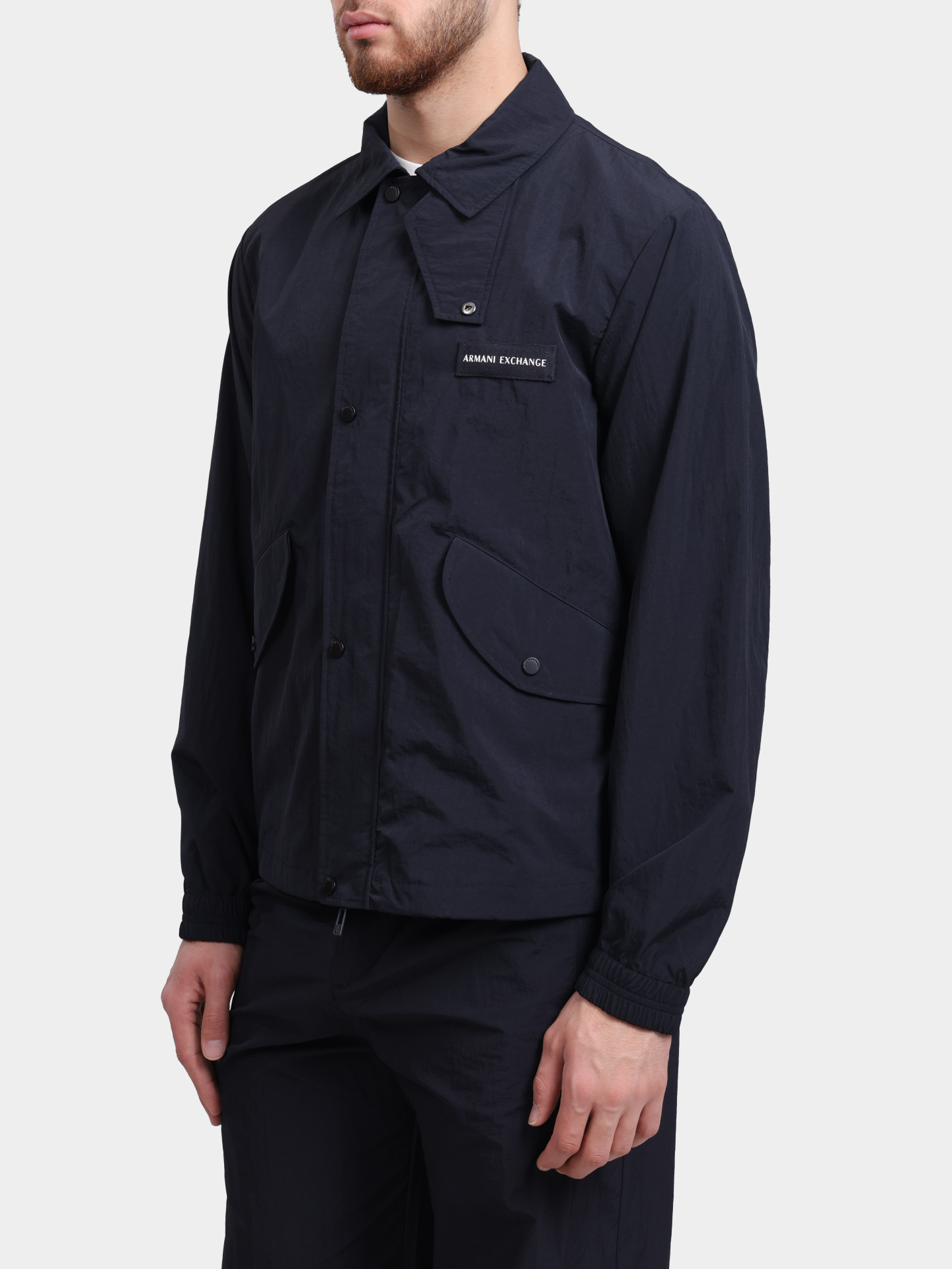 Куртка Armani Exchange XM002127 AF22504 UB101 темно-синяя мужская — купить в интернет-магазине Verdistore