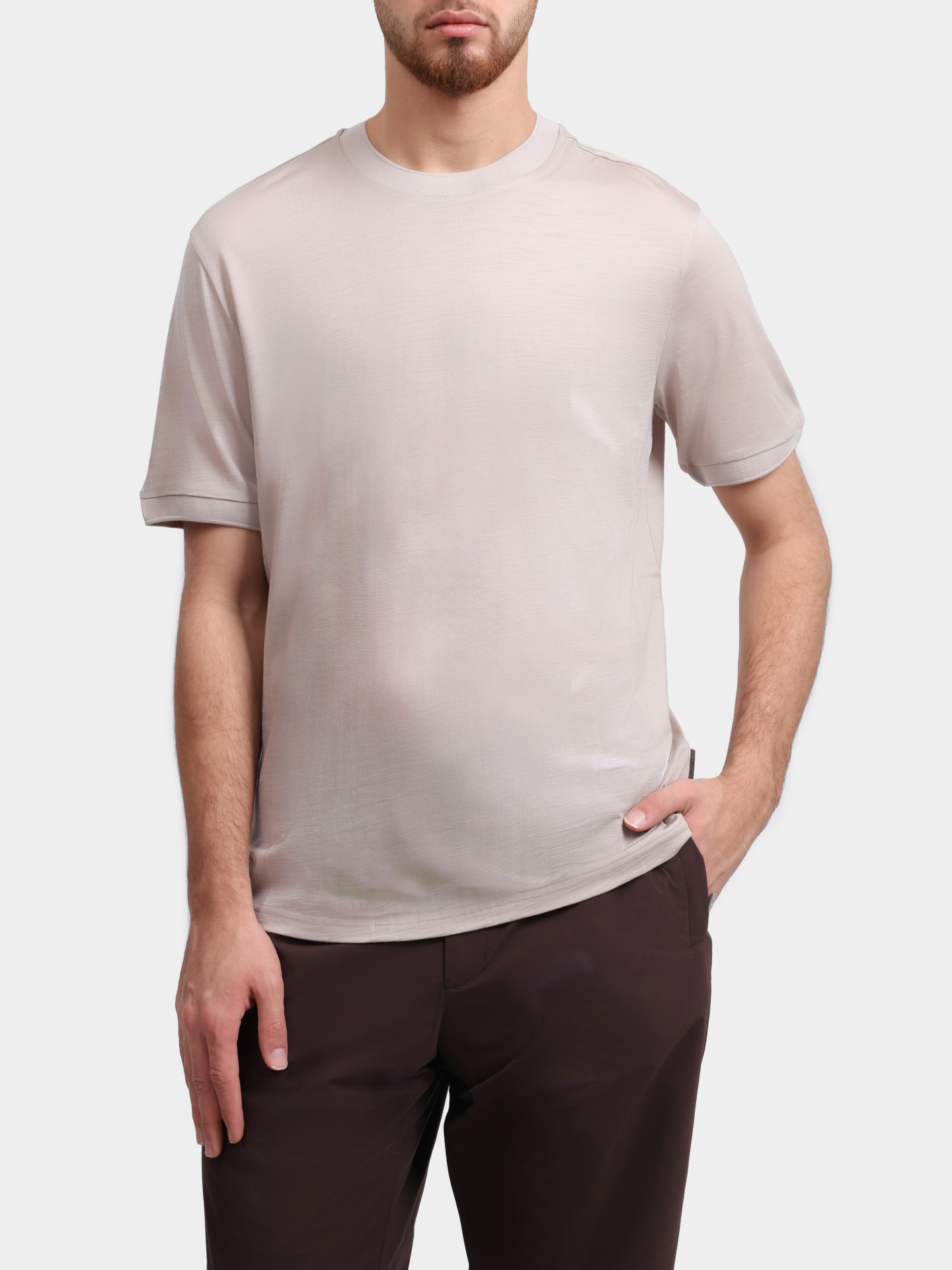 Футболка JG000244U 52068 1985 молочного цвета мужская — купить в интернет-магазине Verdistore