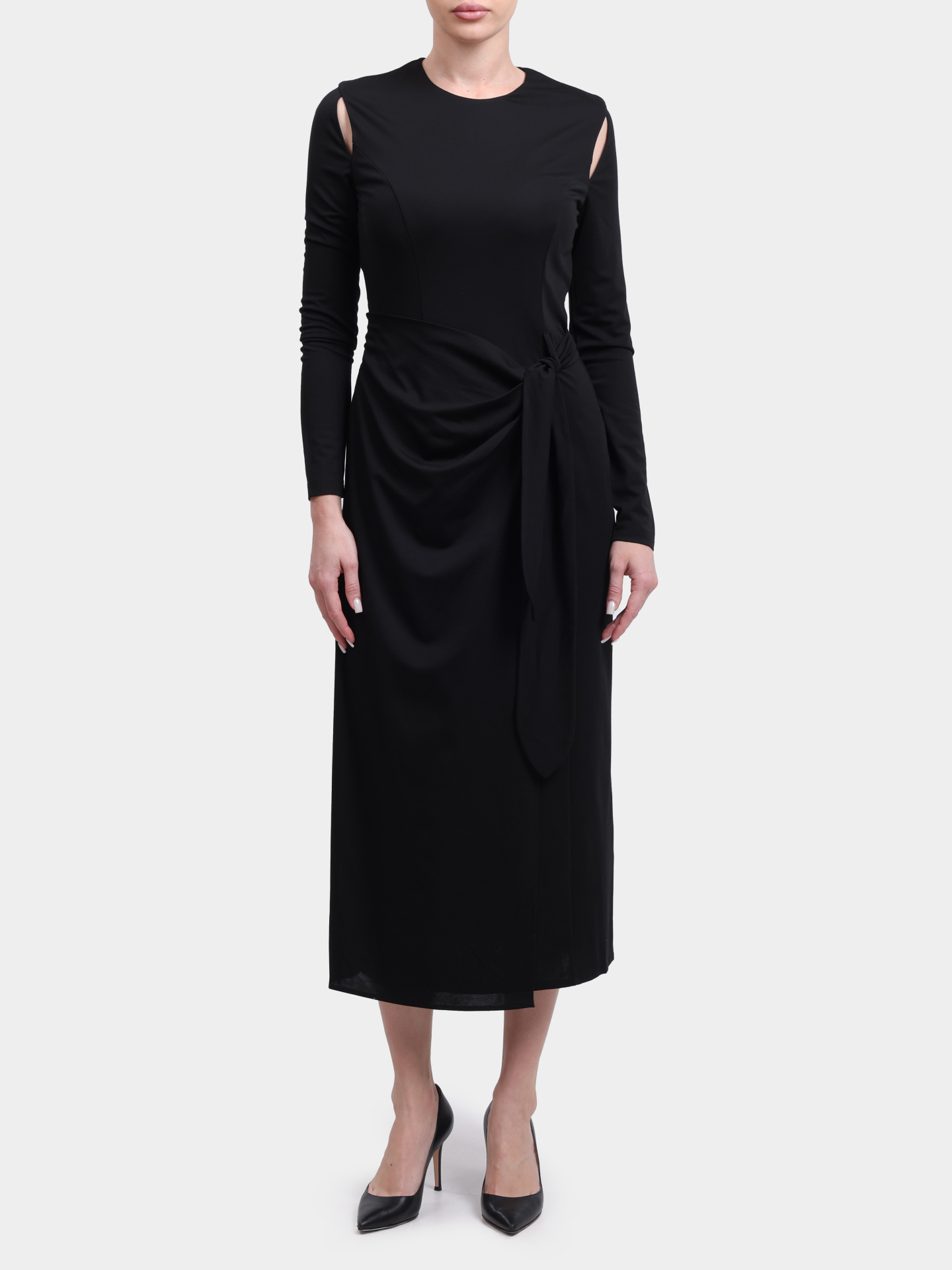 Платье ARAGONA 001 черное женское — купить в интернет-магазине Verdistore