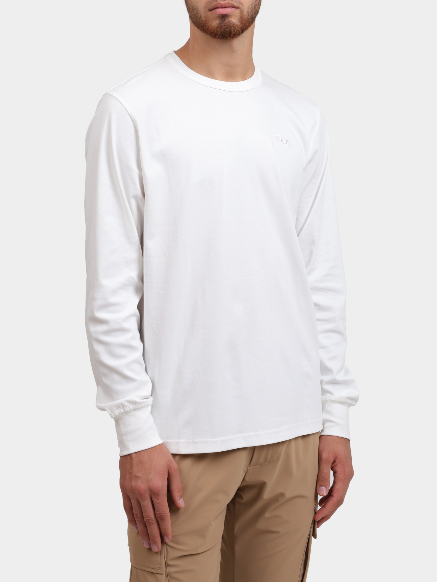 Лонгслив Diesel A181420AIJU141 хлопковый мужской — купить в интернет-магазине Verdistore