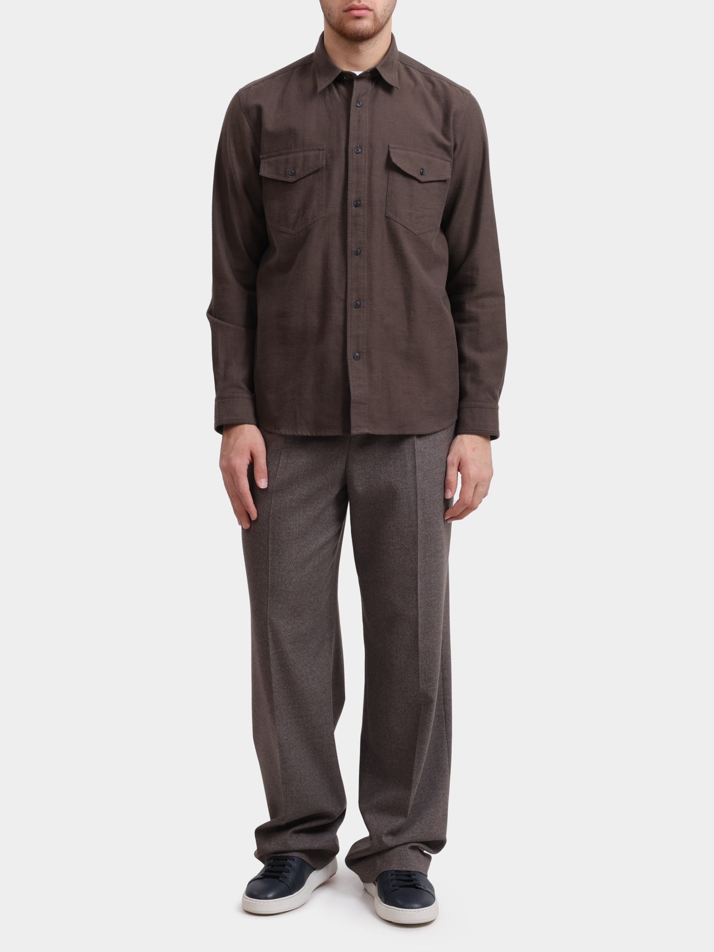 Брюки Hugo Garos253X-ALL 10272845 бежевые мужские — купить в интернет-магазине Verdistore