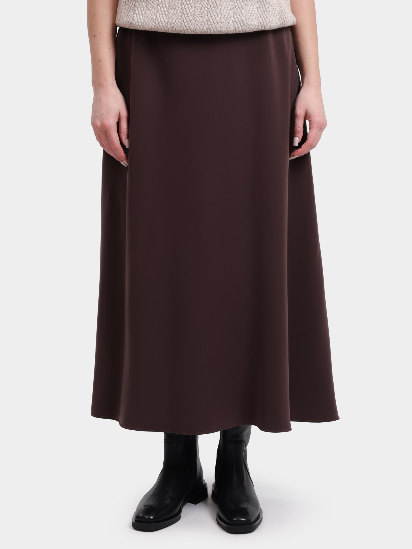 Юбка GN000093D 12755 8800 темно-коричневая женская — купить в интернет-магазине Verdistore