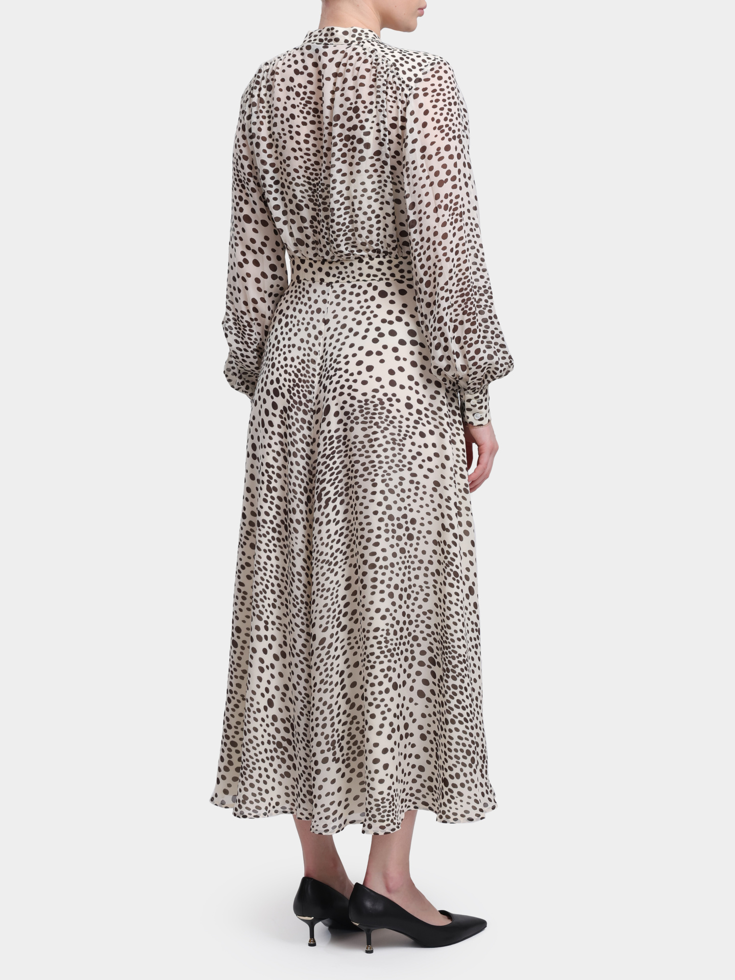 Платье MARELLA MLLMASTRO 006 шифоновое женское в горох — купить в интернет-магазине Verdistore