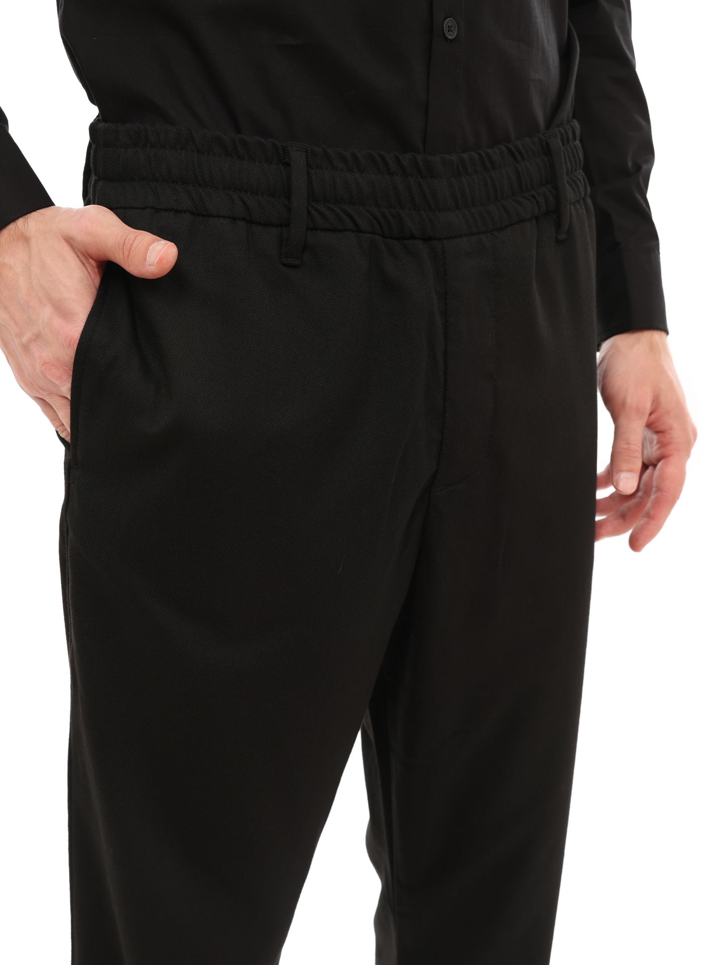 Брюки Armani Exchange 6LZP03 ZNYBZ 1200 черные мужские прямого кроя  — купить в интернет-магазине Verdistore