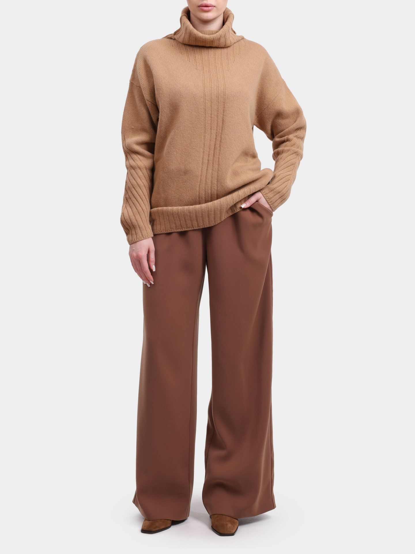 Брюки PT000176D 12755 2240 кэмел женские — купить в интернет-магазине Verdistore