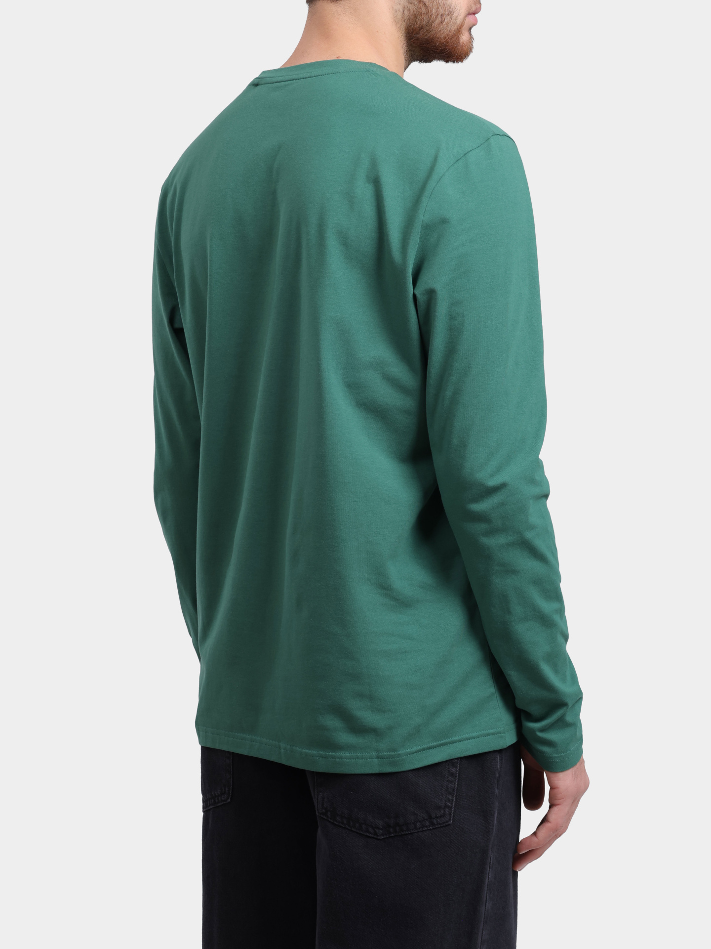 Лонгслив Boss 50473286 343 хлопковый мужской  — купить в интернет-магазине Verdistore