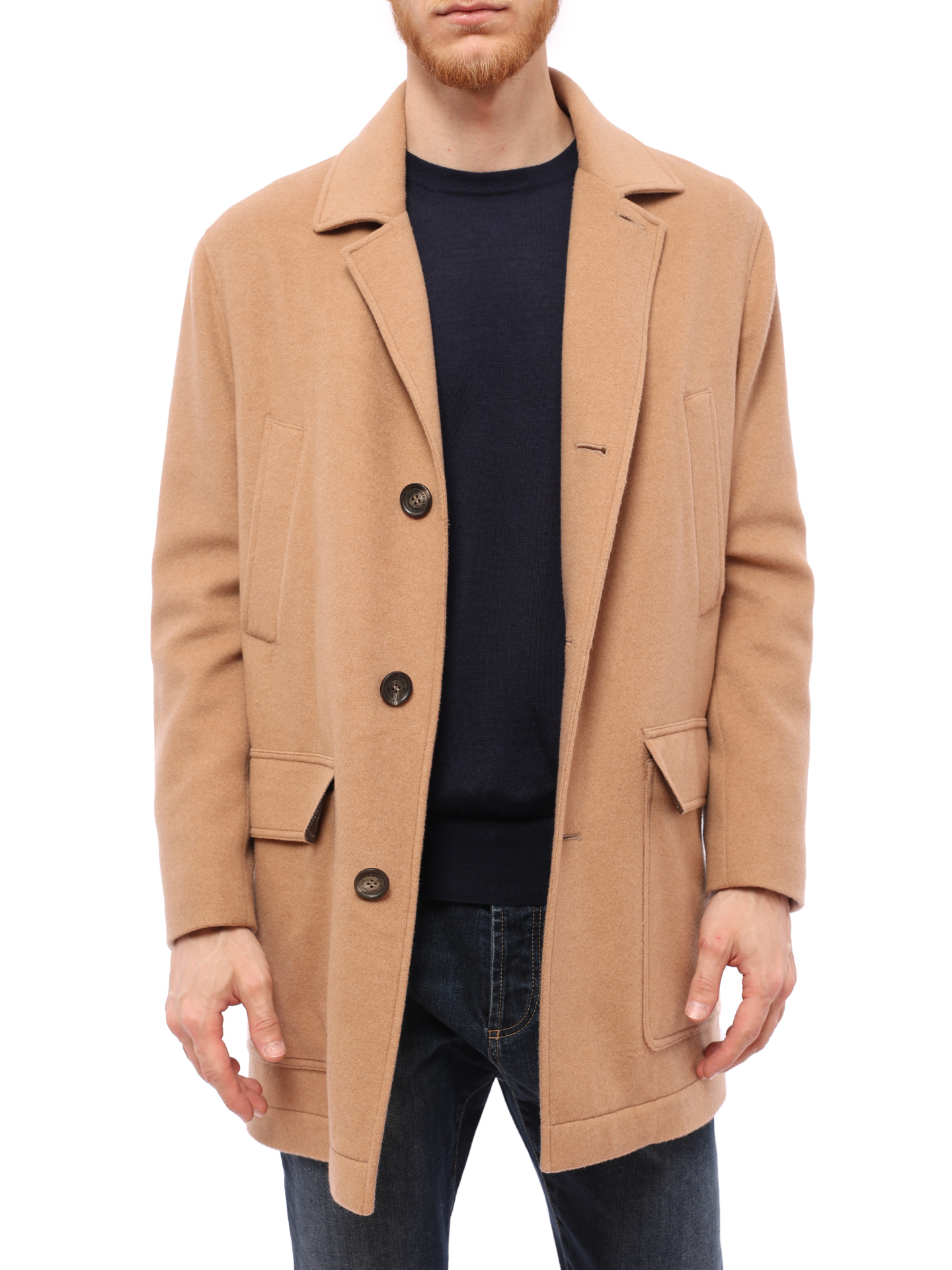 Пальто Brunello Cucinelli MT4979090 C9240 кашемировое мужское — купить в интернет-магазине Verdistore