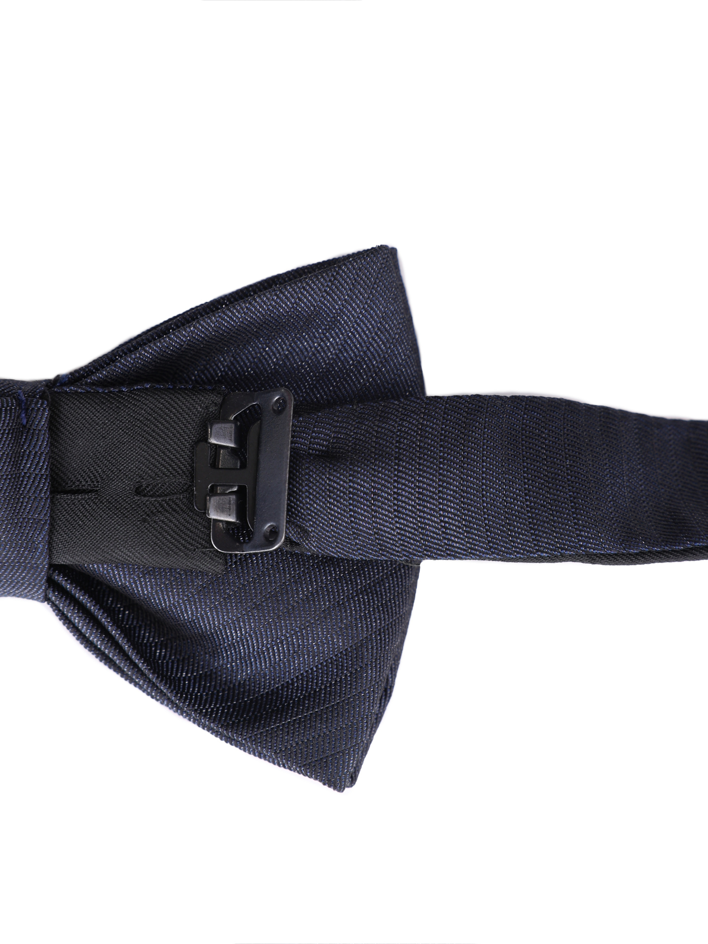 Галстук-бабочка темно-синего цвета из мягкого шелка — купить в интернет-магазине Verdistore