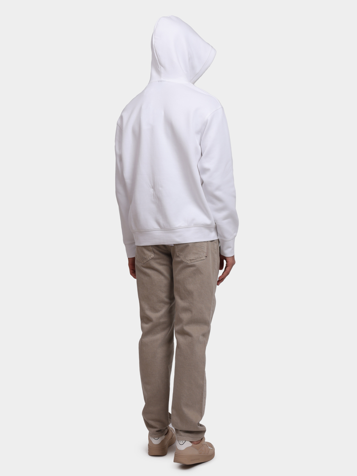 Худи Armani Exchange XM000490 AF13047 U0009 белое мужское — купить в интернет-магазине Verdistore
