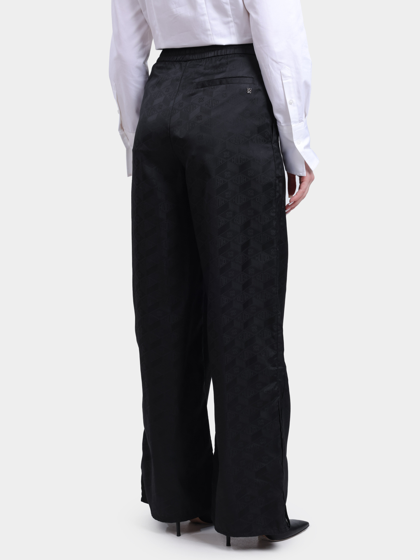 Брюки Hugo 50536962 964 черные женские — купить в интернет-магазине Verdistore