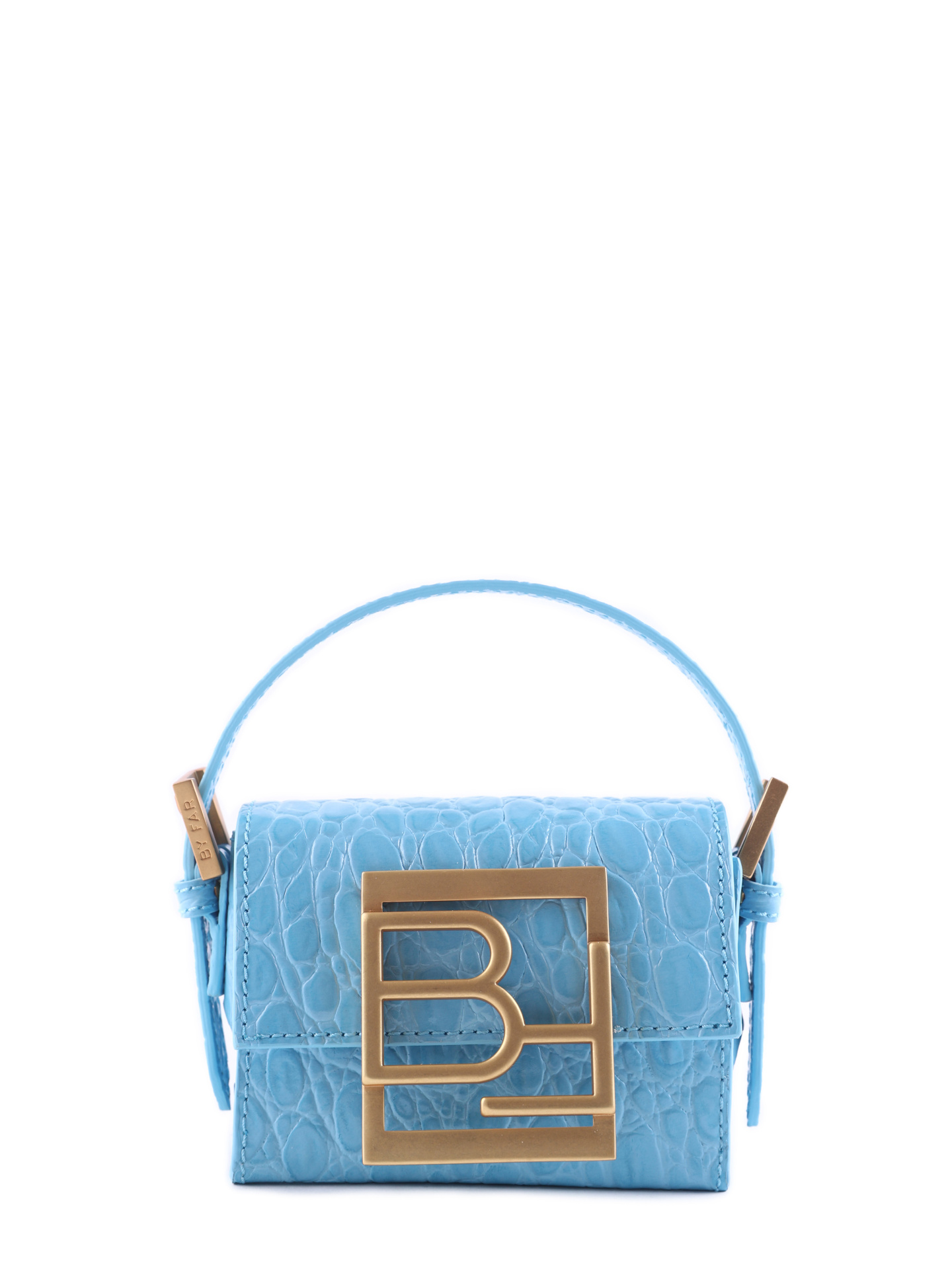 Сумка By Far 22CRMCFOLGNCCESMA LGN бирюзовая женская из кожи — купить в интернет-магазине Verdistore