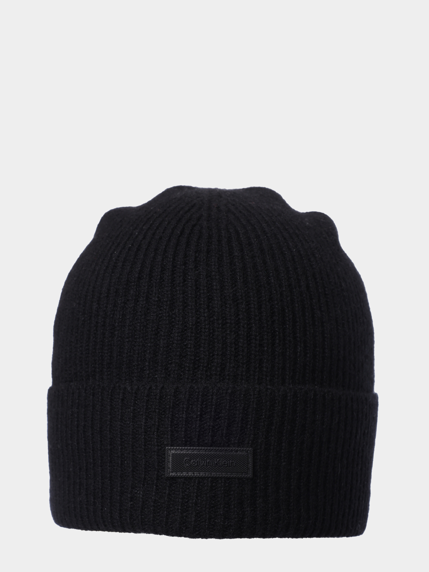 Шапка Calvin Klein K50K510974 черная мужская из кашемира — купить в интернет-магазине Verdistore