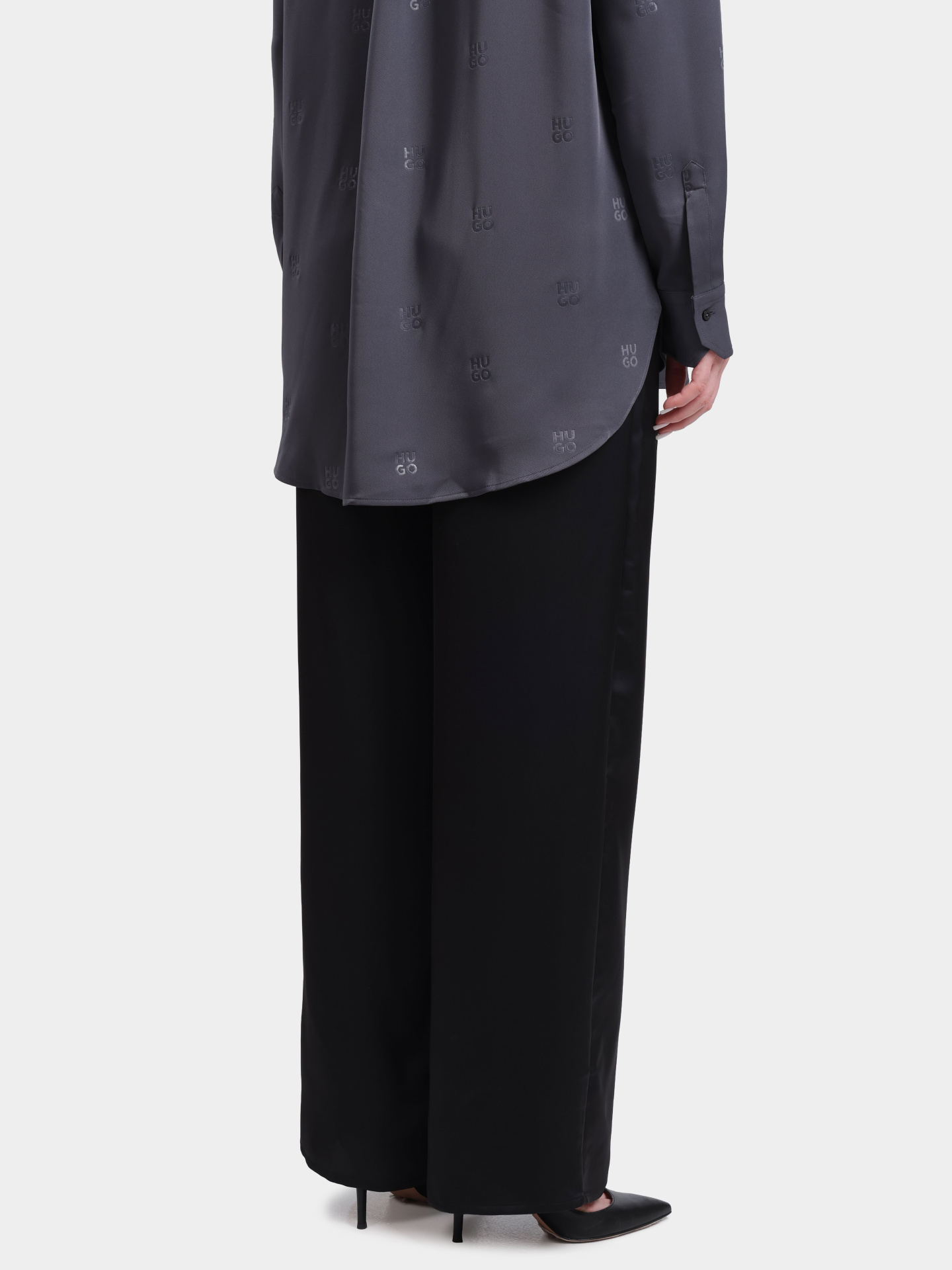 Брюки Hugo 50556673 001 атласные женские — купить в интернет-магазине Verdistore