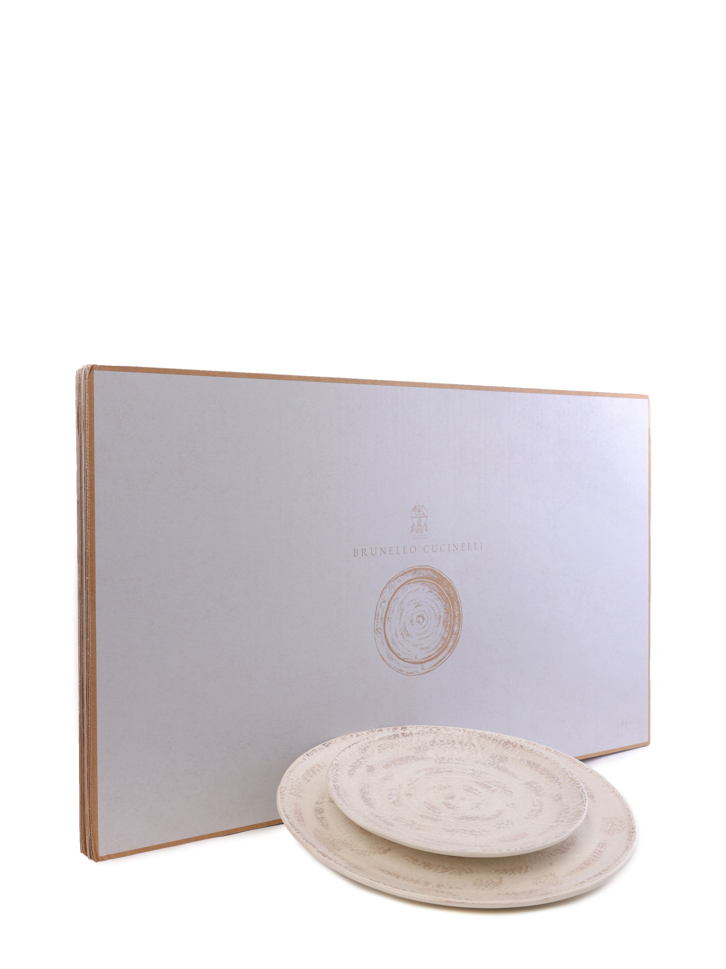 Набор тарелок Brunello Cucinelli MLCER0001 CH367 керамический — купить в интернет-магазине Verdistore