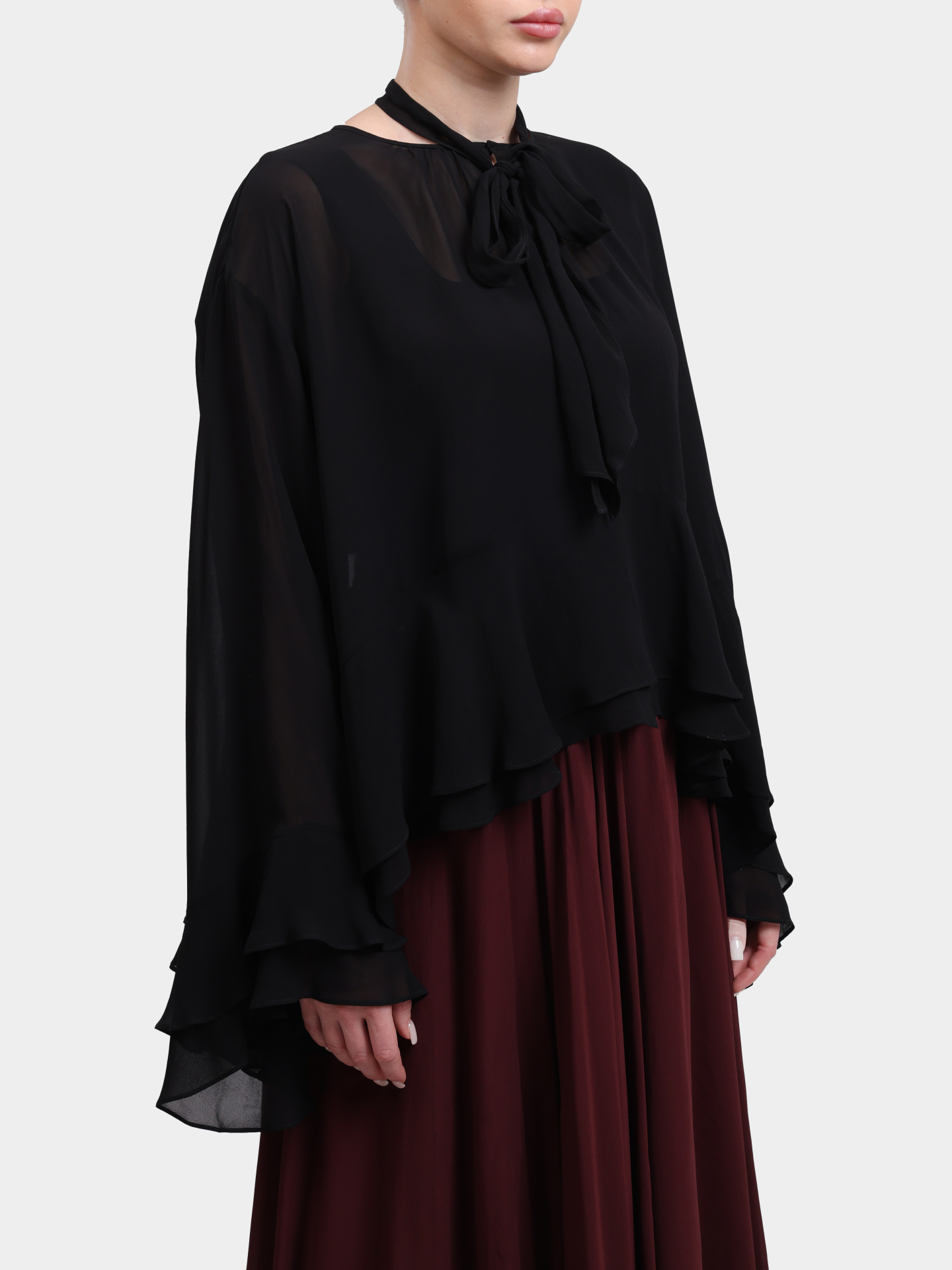 Блузка MARELLA PRISCA 004 черная женская — купить в интернет-магазине Verdistore