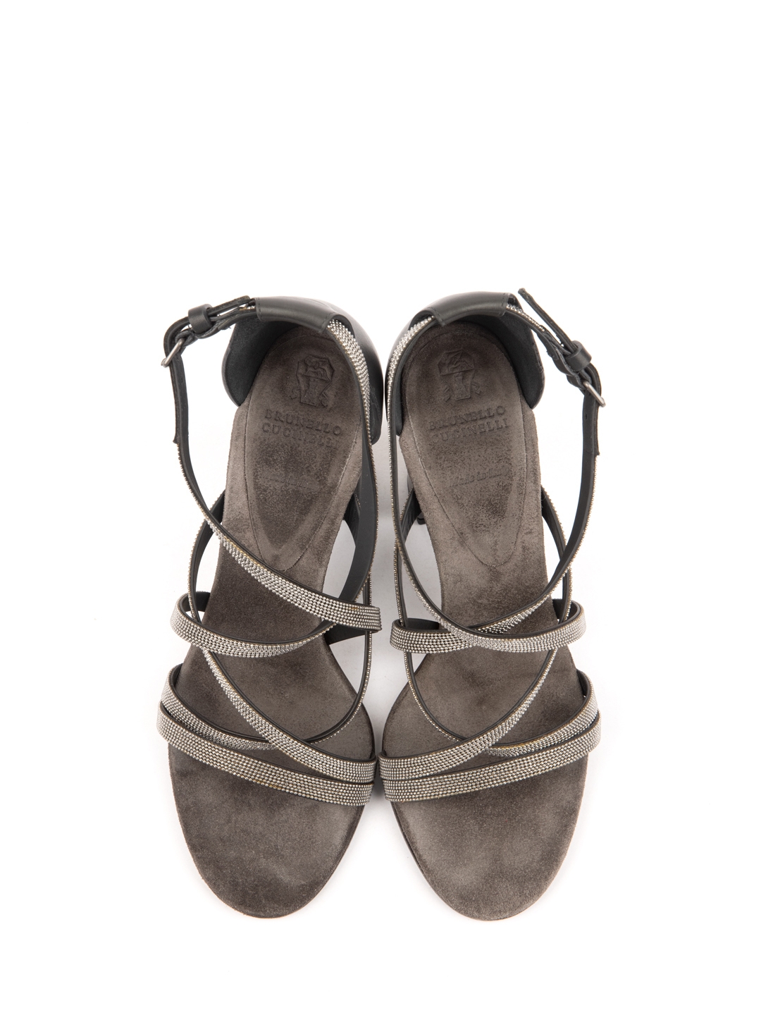 Босоножки Brunello Cucinelli MZDBSC698 кожаные женские — купить в интернет-магазине Verdistore