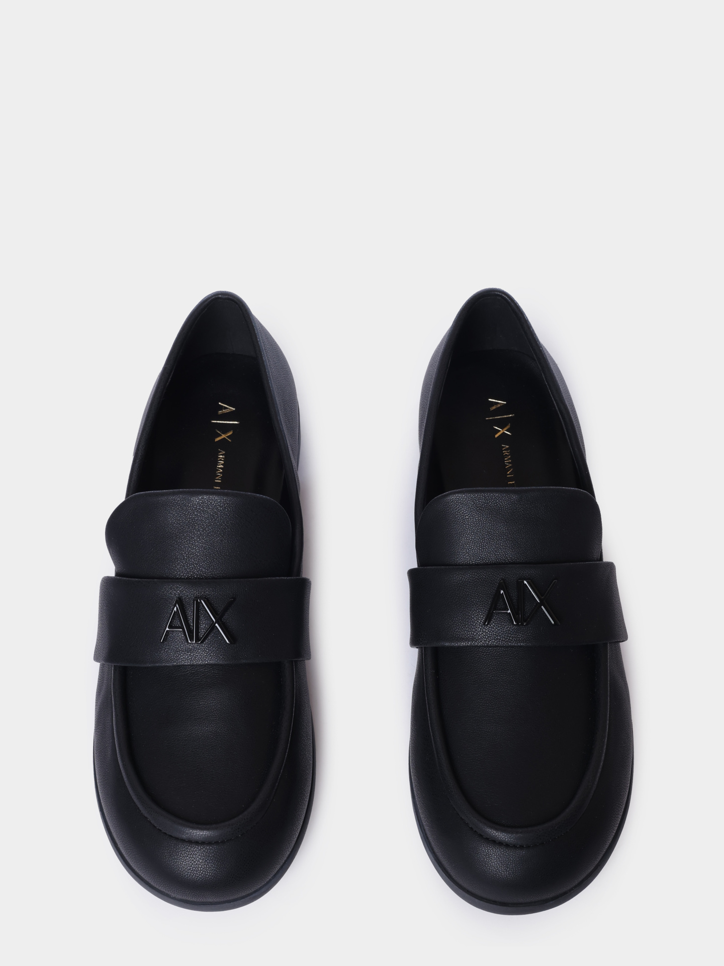 Лоферы Armani Exchange XW001635 AF13876 UC001 черные женские — купить в интернет-магазине Verdistore