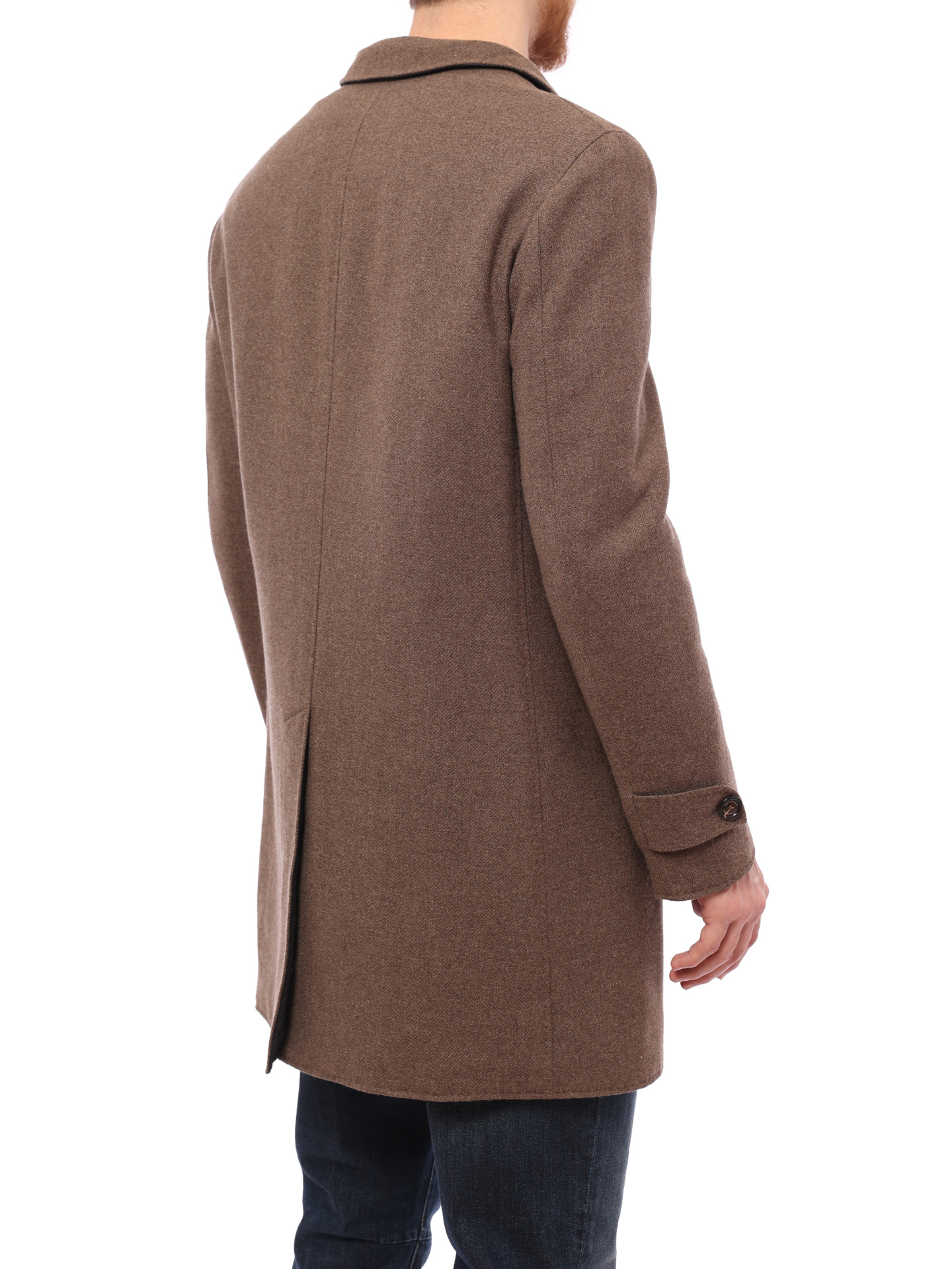 Пальто Brunello Cucinelli MR4606100 двустороннее мужское — купить в интернет-магазине Verdistore