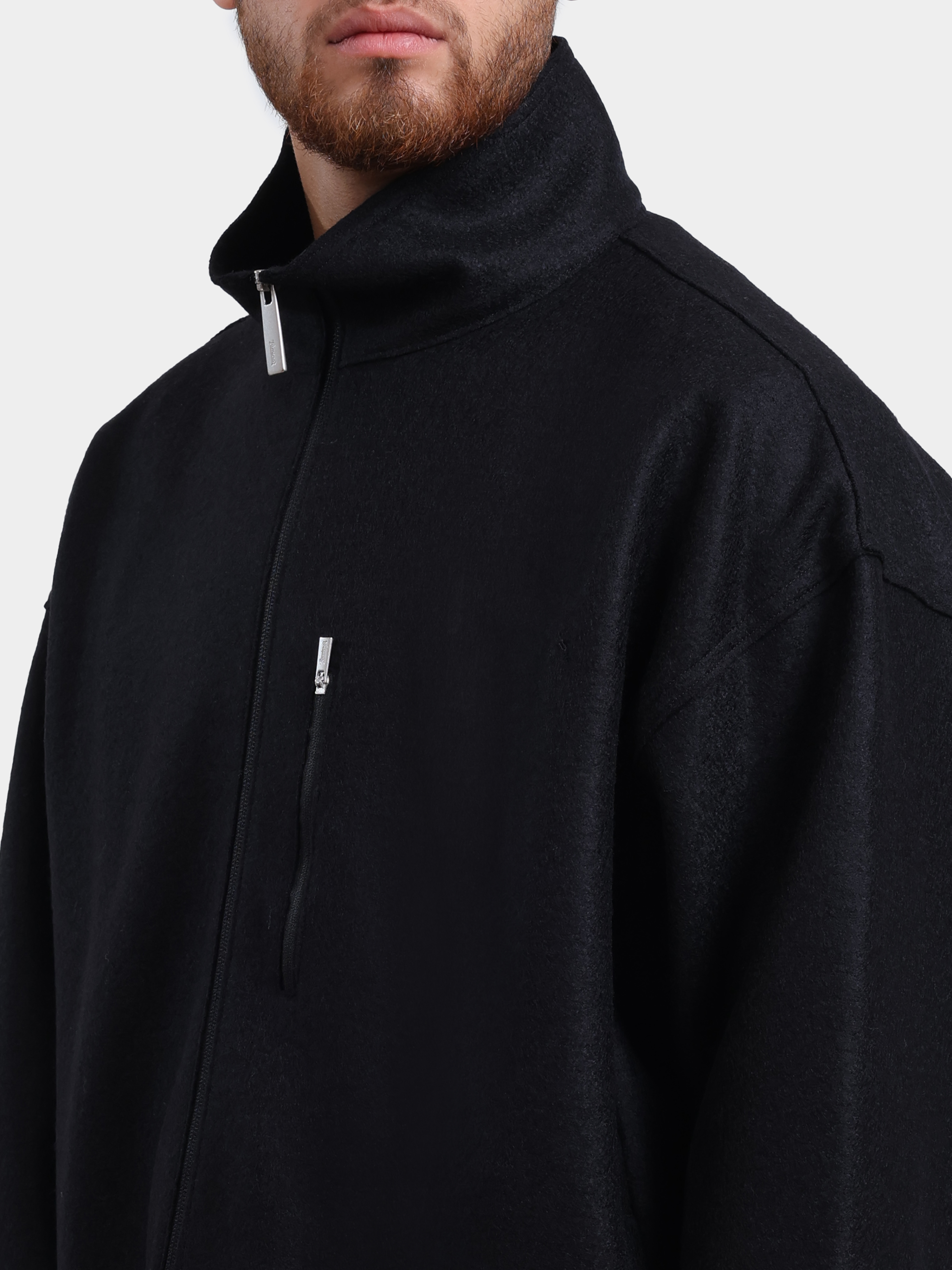 Куртка Herno Laminar GI00234UL 33537 9300 черная мужская из шерсти — купить в интернет-магазине Verdistore