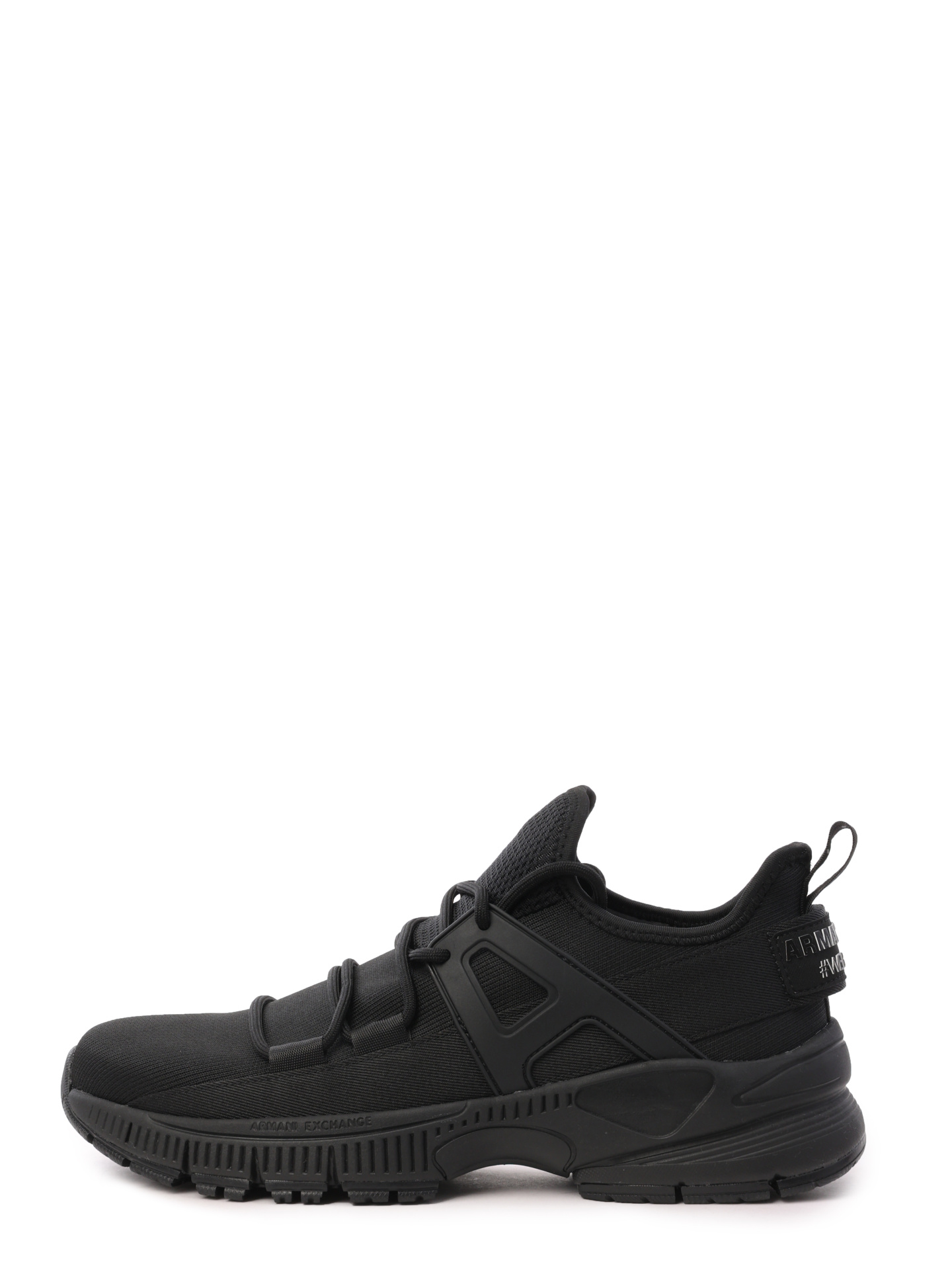 Кроссовки Armani Exchange XUX190 XV777 00002 черные мужские из текстиля — купить в интернет-магазине Verdistore