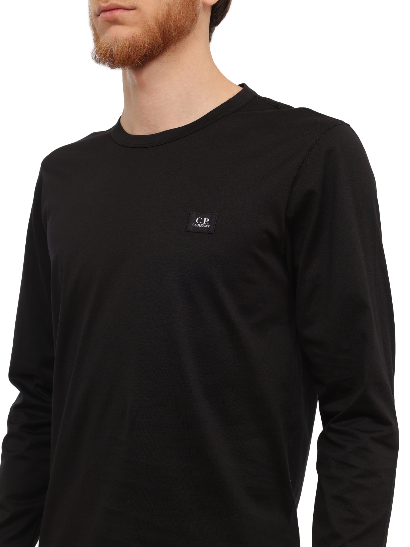 Лонгслив C.P. Company 16CMTS089A-006374G 999 черный мужской — купить в интернет-магазине Verdistore