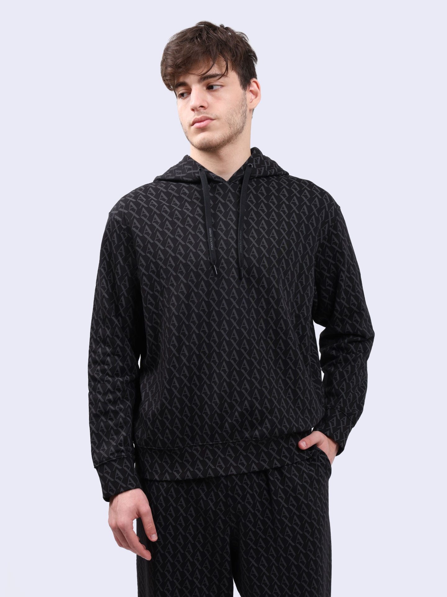 Свитшот Armani Exchange 8NZMCW ZJNRZ 42AS хлопковый мужской — купить в интернет-магазине Verdistore