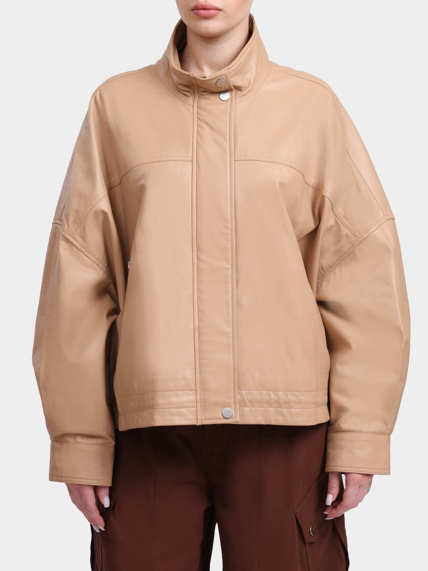 Куртка Pinko 106235 A31Y D41 бежевая женская — купить в интернет-магазине Verdistore