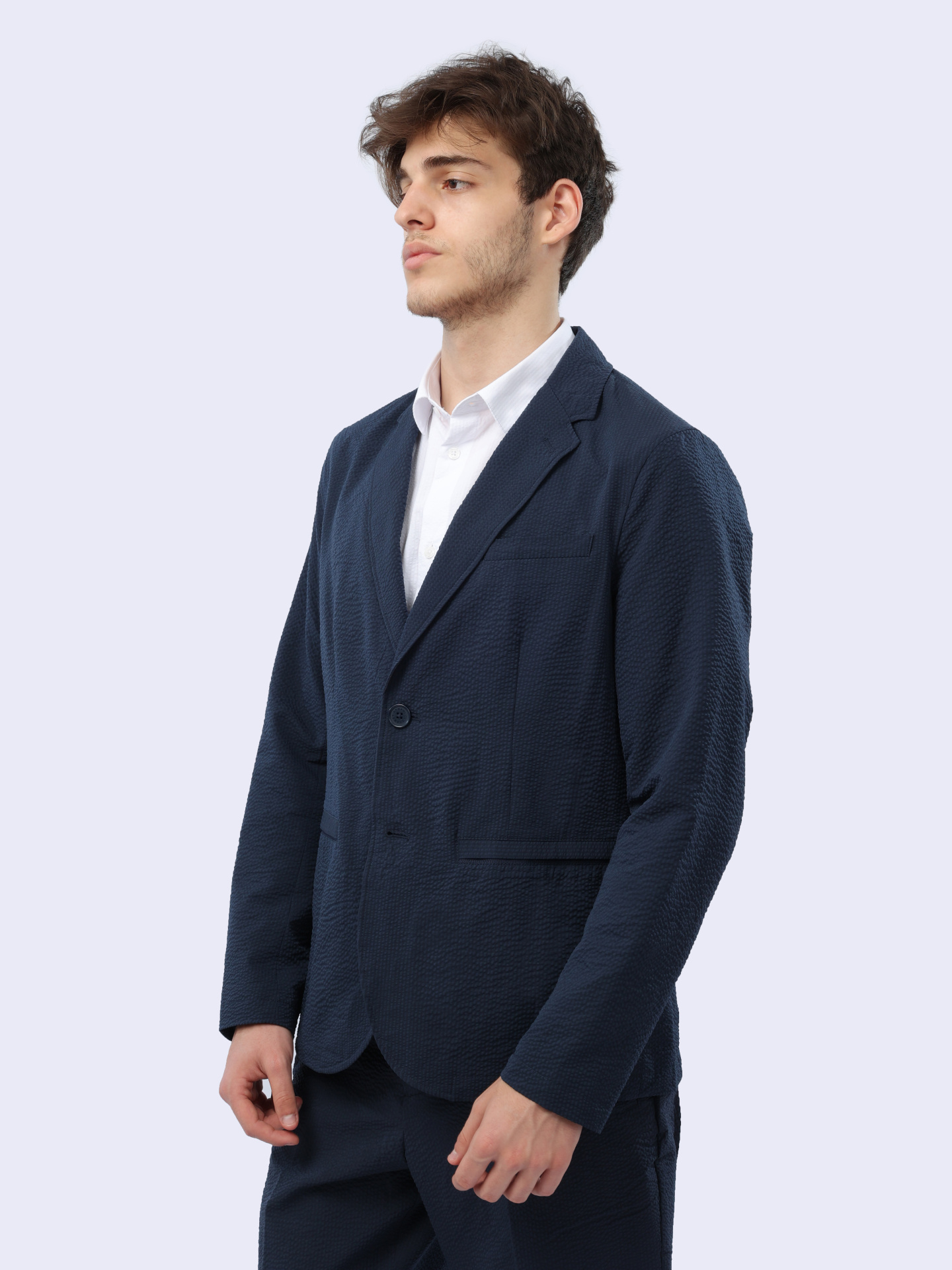 Пиджак Armani Exchange 3DZG23 ZN1AZ 15BA темно-синий мужской — купить в интернет-магазине Verdistore