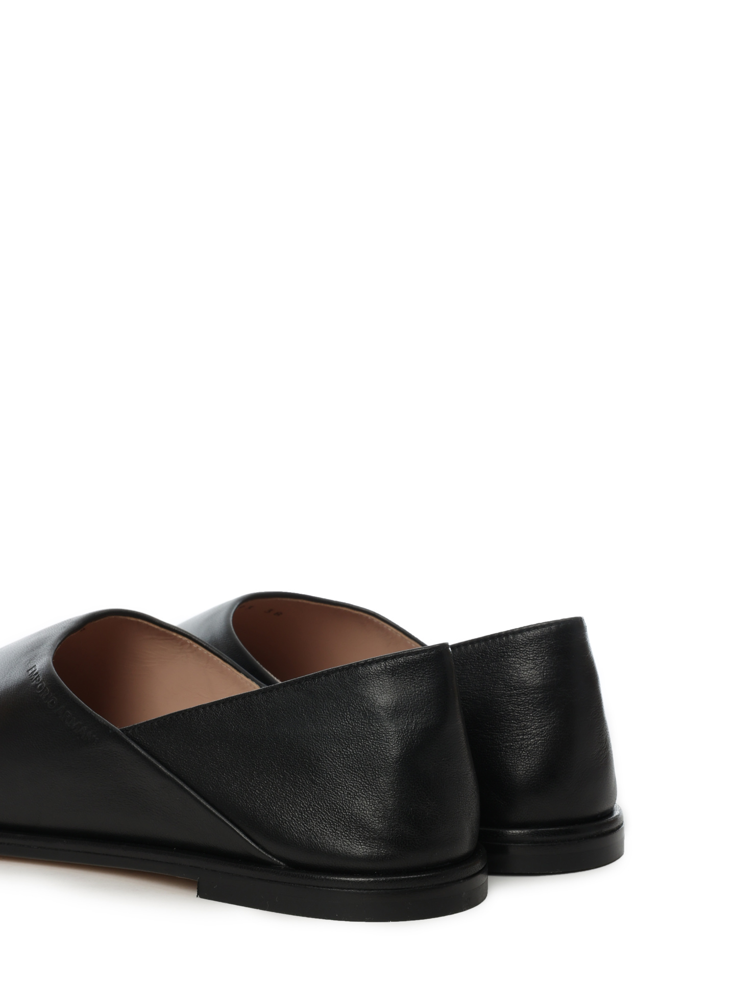 Балетки Emporio Armani X3D293 XF271 00002 кожаные женские — купить в интернет-магазине Verdistore