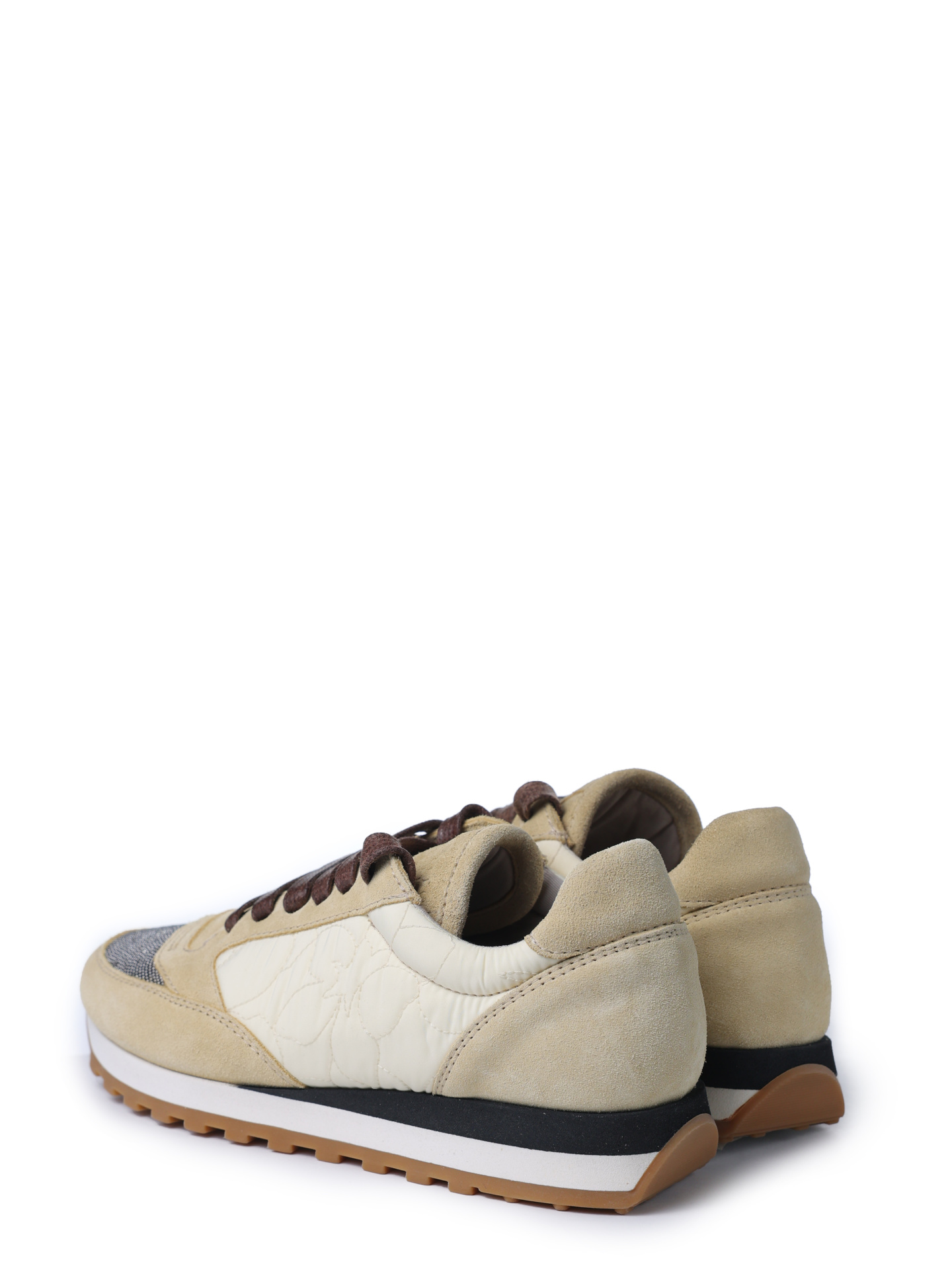 Кроссовки Brunello Cucinelli MZDSFG155 C6059 комбинированные женские — купить в интернет-магазине Verdistore