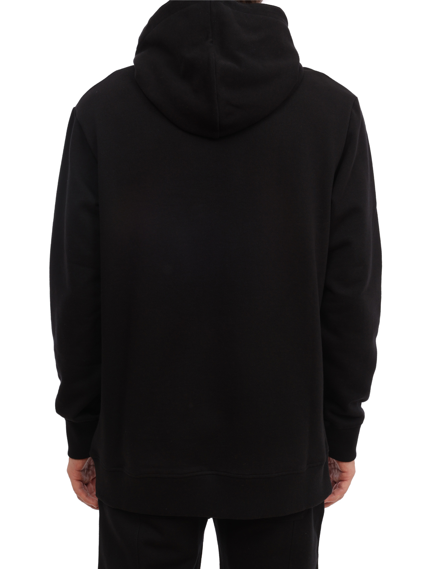 Худи Balmain BH1JT046BC22 EBP черное мужское с логотипом — купить в интернет-магазине Verdistore