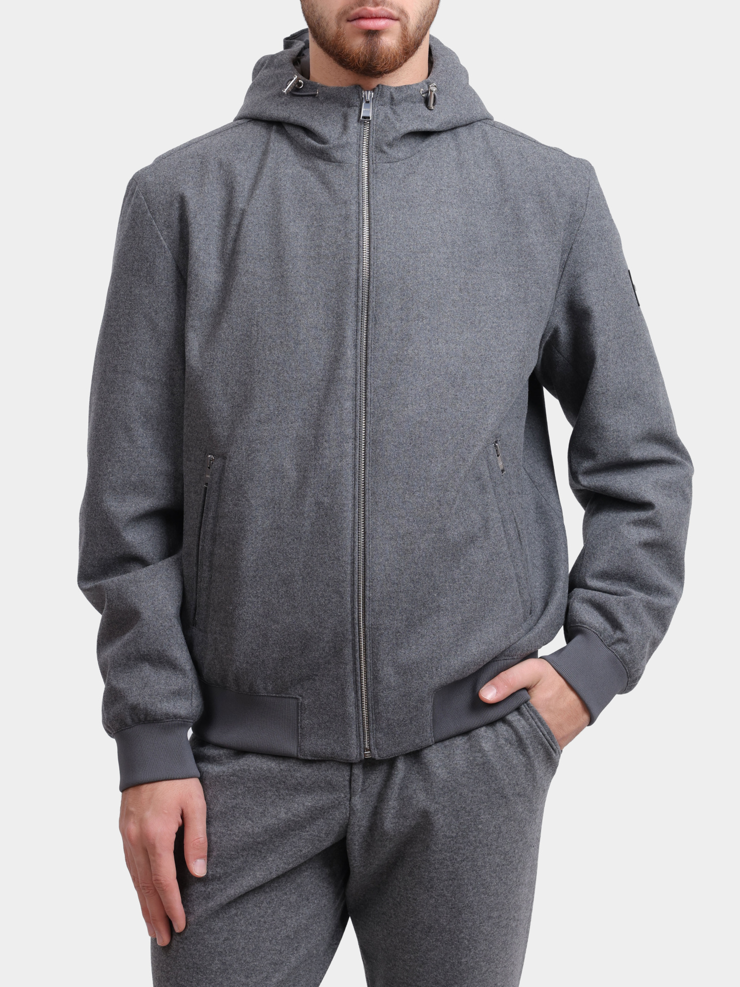 Куртка Boss 50549147 030 серая мужская — купить в интернет-магазине Verdistore