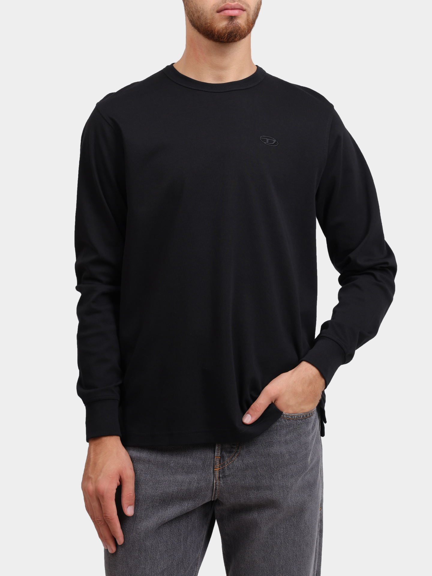 Лонгслив Diesel A181420AIJU9XX хлопковый мужской — купить в интернет-магазине Verdistore