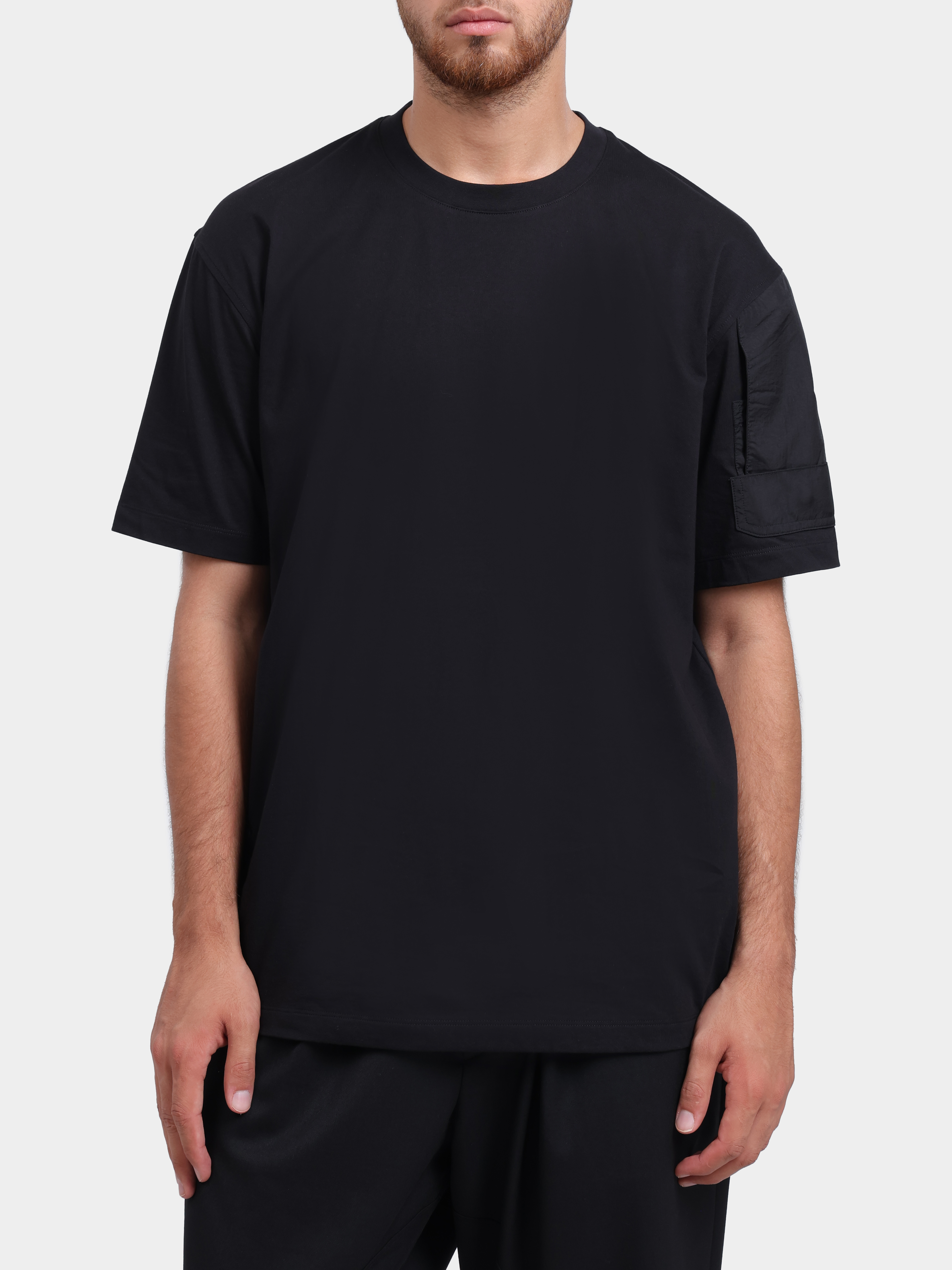 Футболка Y-3 KC6765 BLACK черная мужская с накладным карманом — купить в интернет-магазине Verdistore