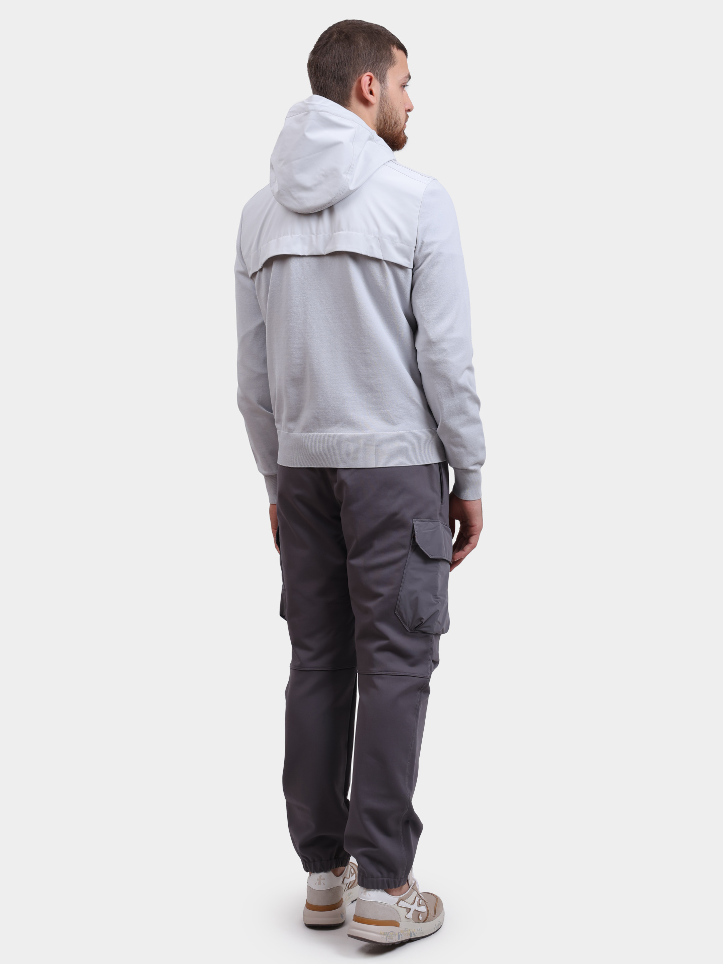 Мастерка Parajumpers KT01 WILLARD 0595 светло-серая мужская — купить в интернет-магазине Verdistore