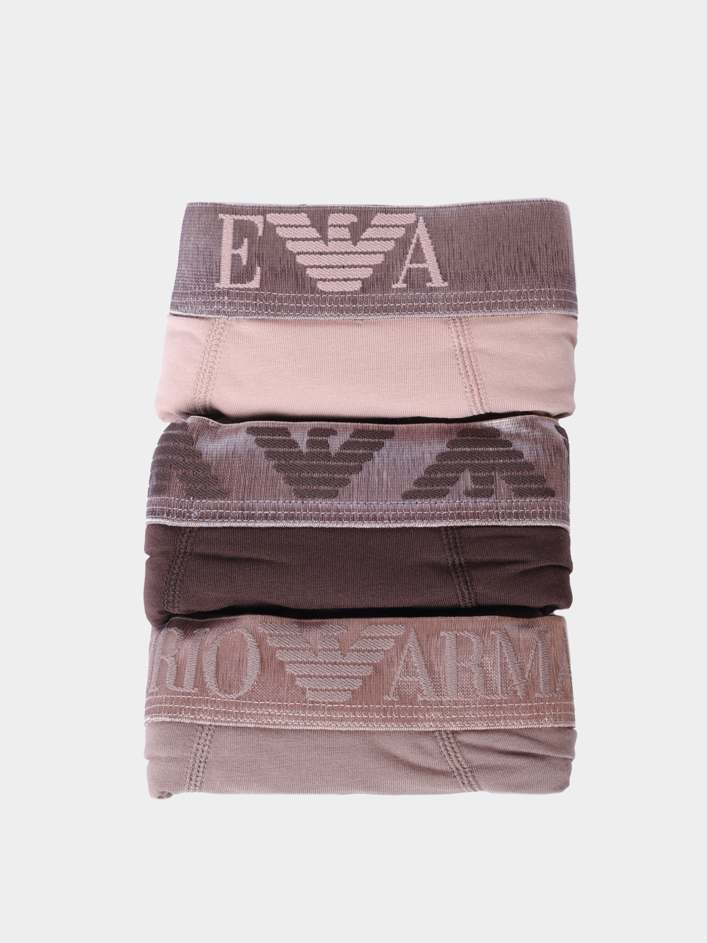 Трусы комплект 3 пары Emporio Armani EM000259 AF18886 M6198 мужские в трех разных оттенках — купить в интернет-магазине Verdistore