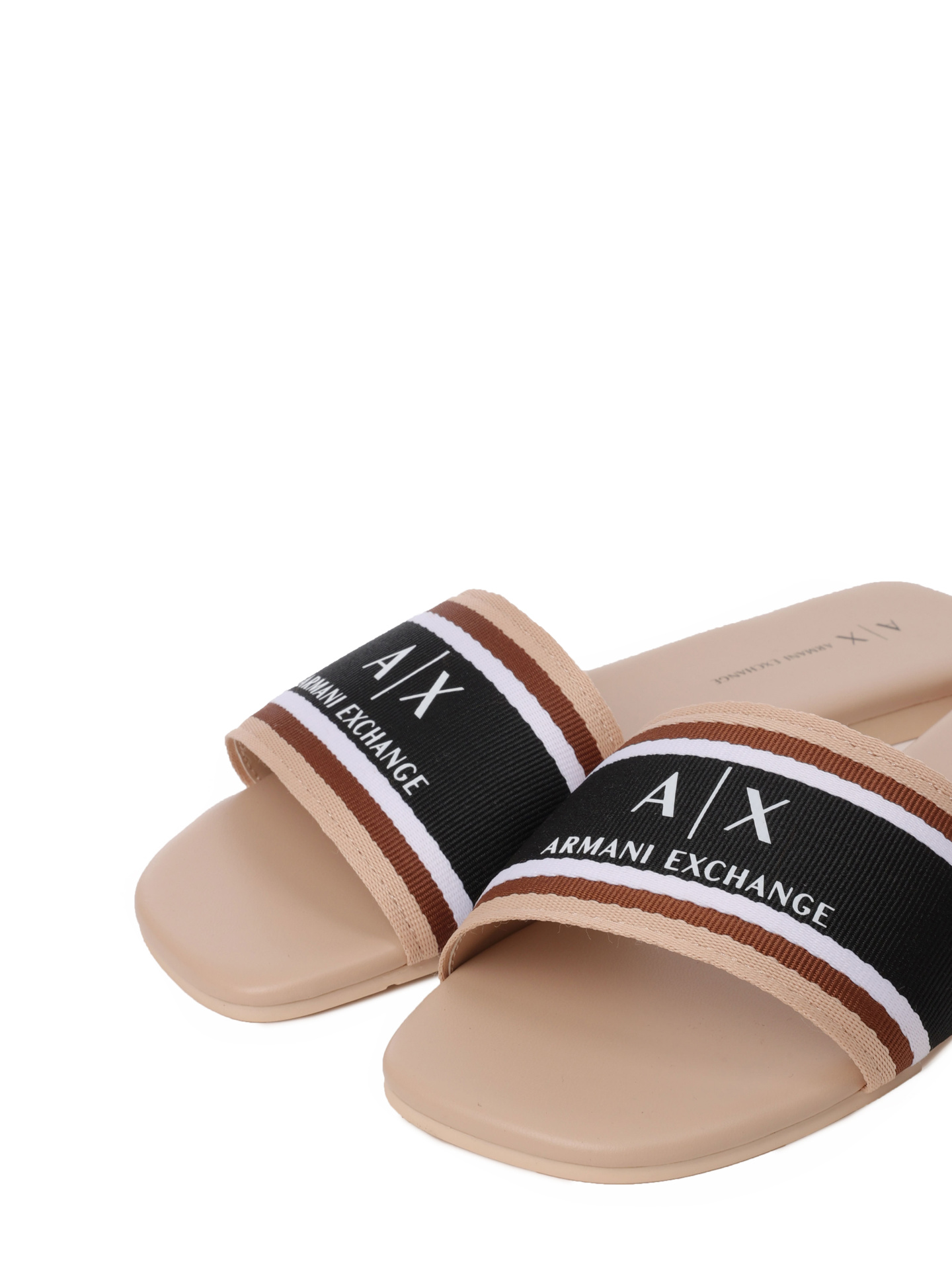 Тапки Armani Exchange XDP045 XV842 0095 текстильные женские — купить в интернет-магазине Verdistore