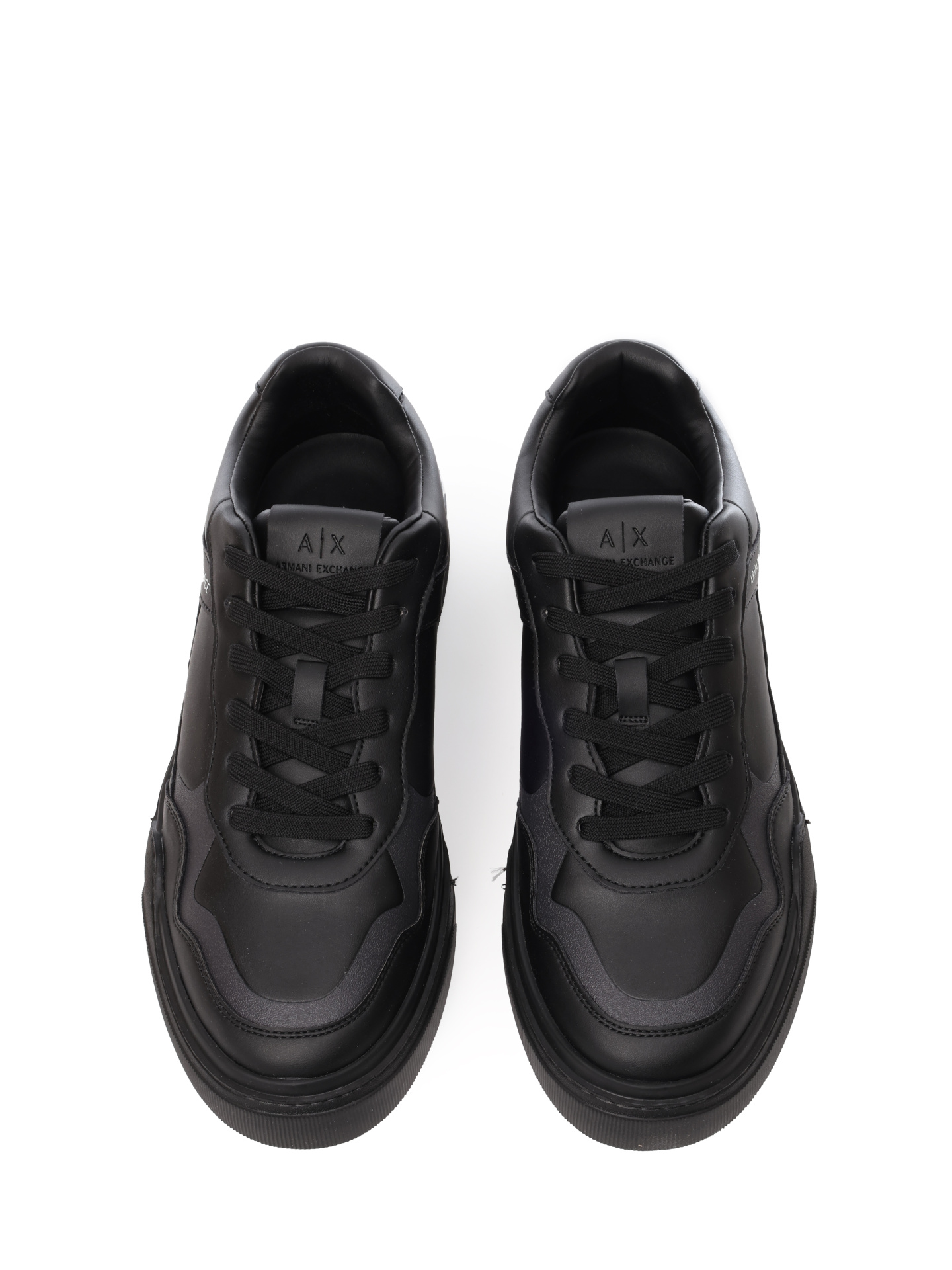 Кроссовки Armani Exchange XUX219 XV857 00002 черные мужские из эко-кожи  — купить в интернет-магазине Verdistore
