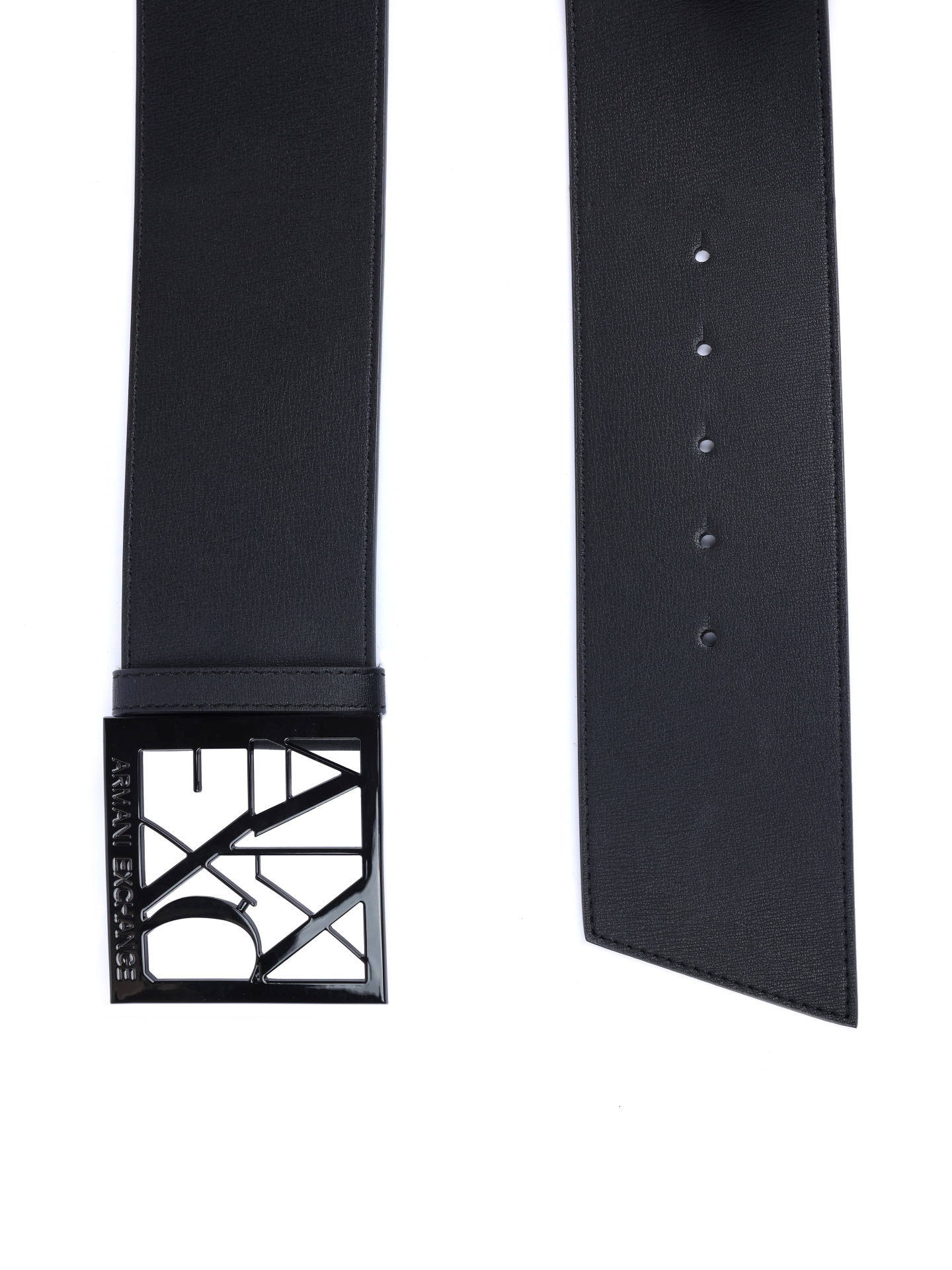 Ремень Armani Exchange 941132 0A874 00020 черный женский с логотипом — купить в интернет-магазине Verdistore