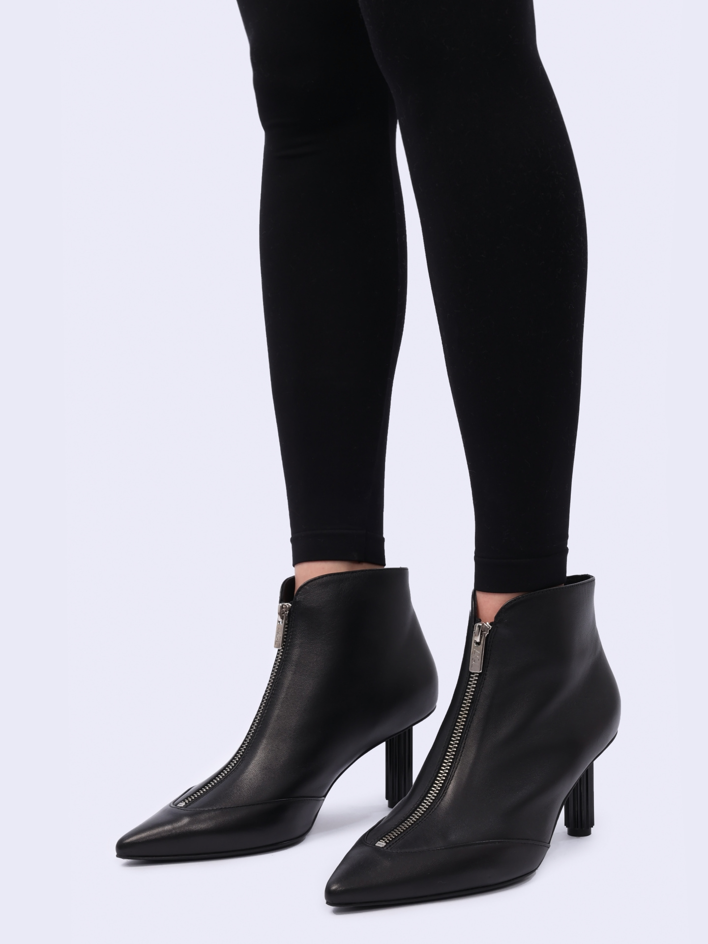 Ботильоны AGL D250522PEKB074 1013 черные женские с острым носом — купить в интернет-магазине Verdistore