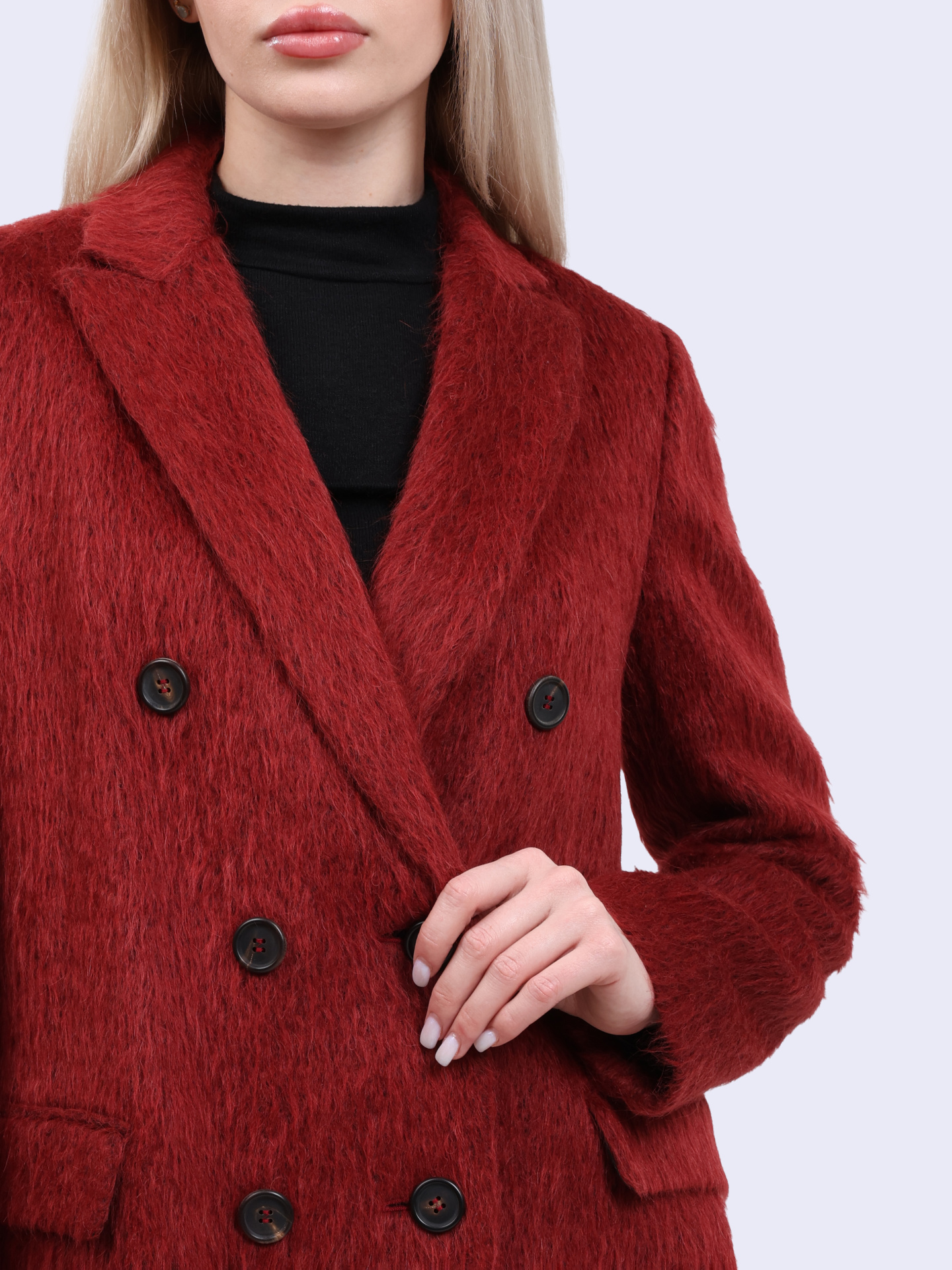 Пальто Brunello Cucinelli MA5284967 красное женское — купить в интернет-магазине Verdistore